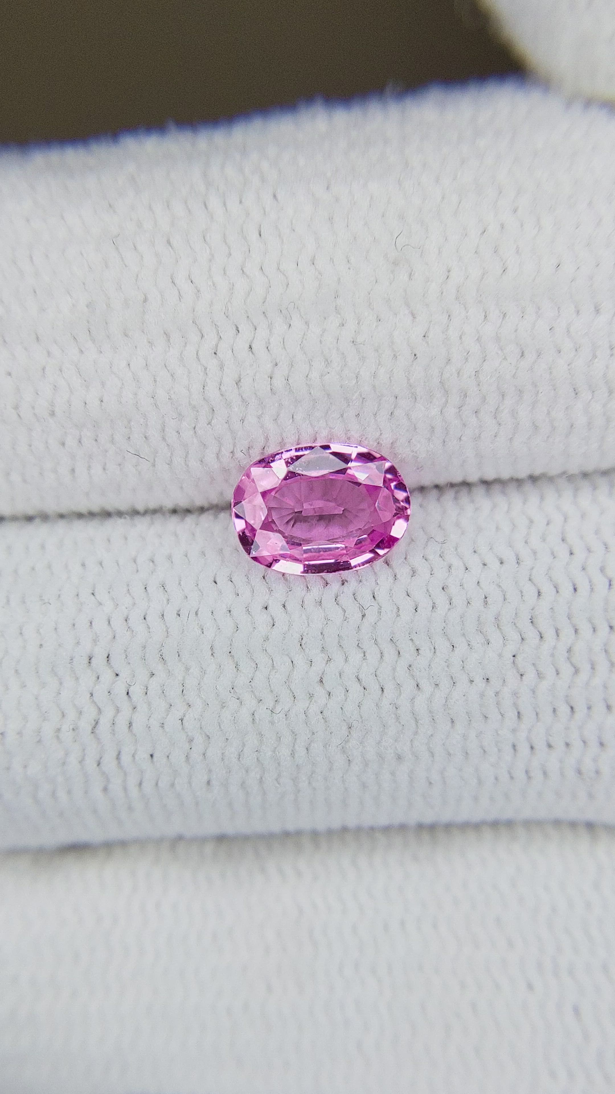 0.85 Ct. Pink Sapphire from Ceylon (Sri Lanka) Size Video