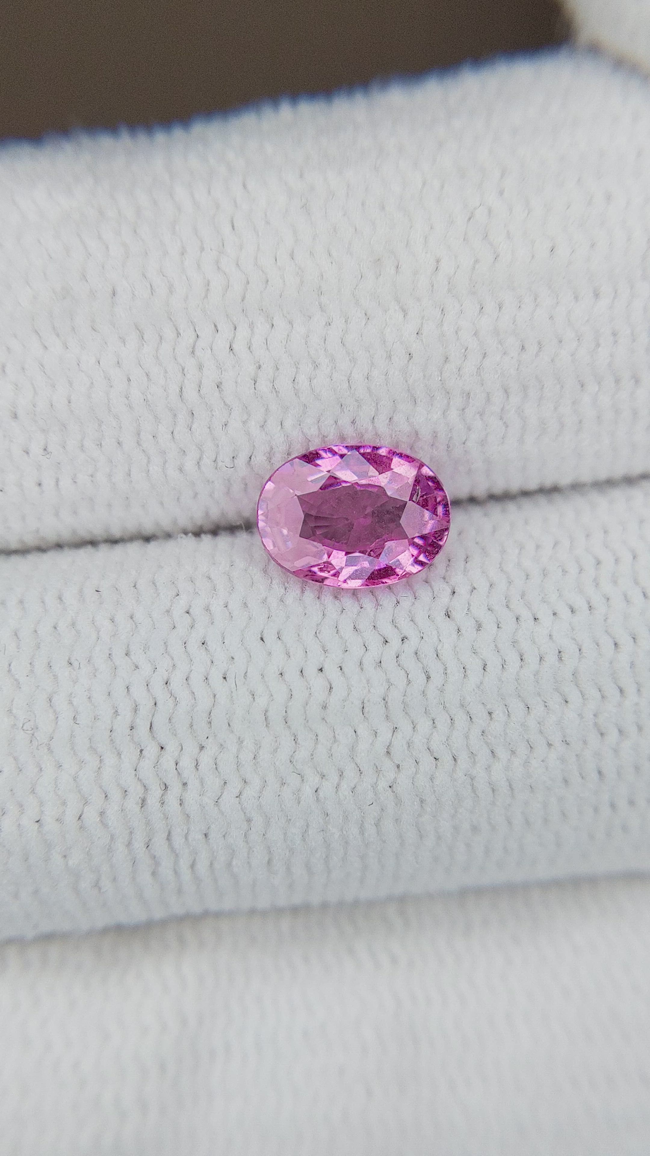 0.91 Ct. Pink Sapphire from Ceylon (Sri Lanka) Size Video