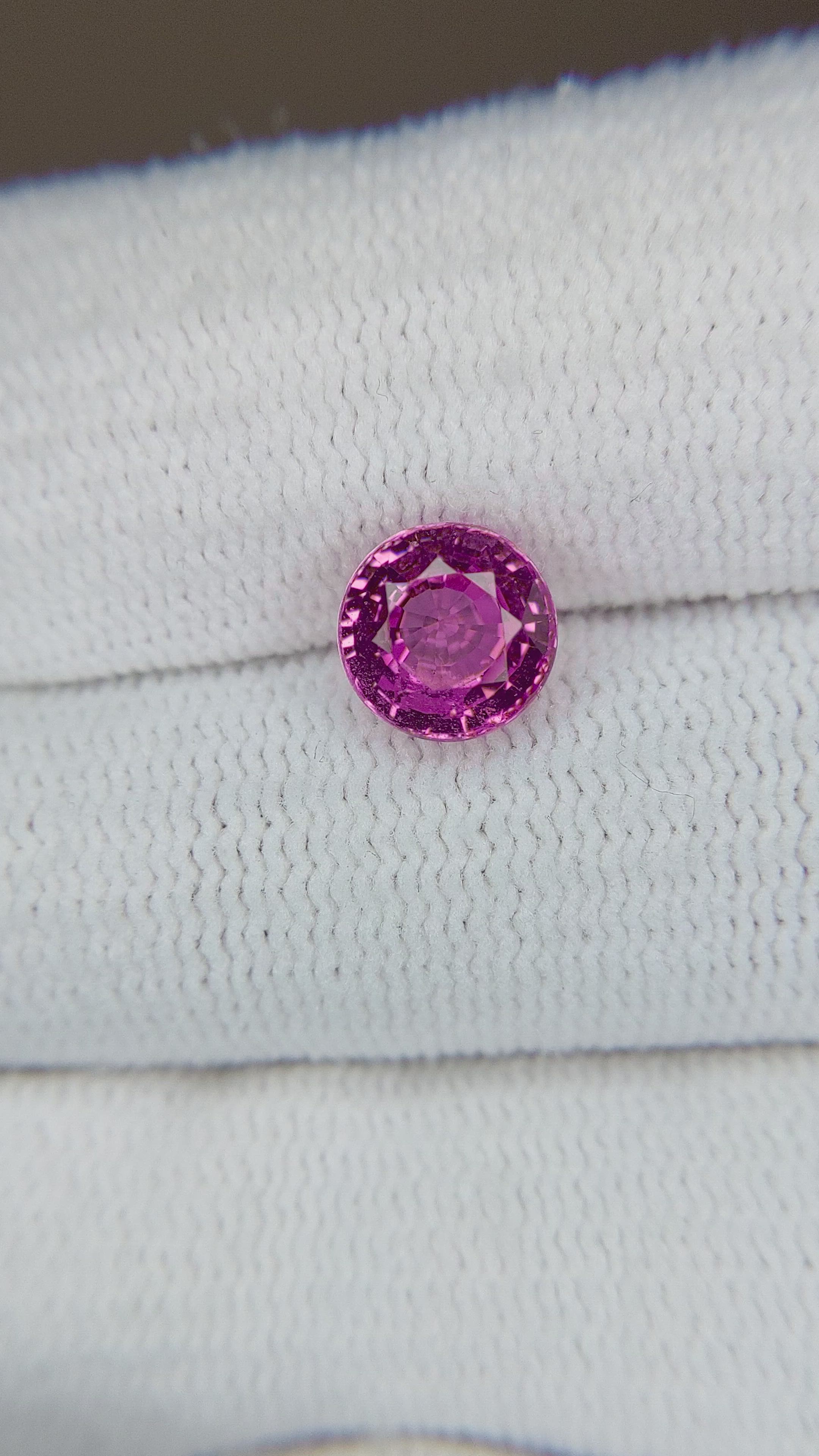 1.66 Ct. Pink Sapphire from Ceylon (Sri Lanka) Size Video