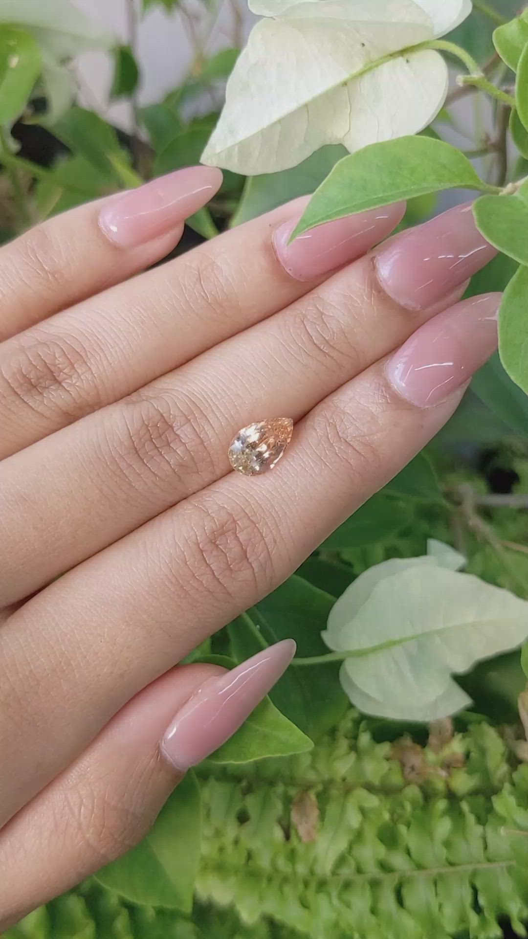 2.32 Ct. Padparadscha Sapphire from Madagascar Size Video