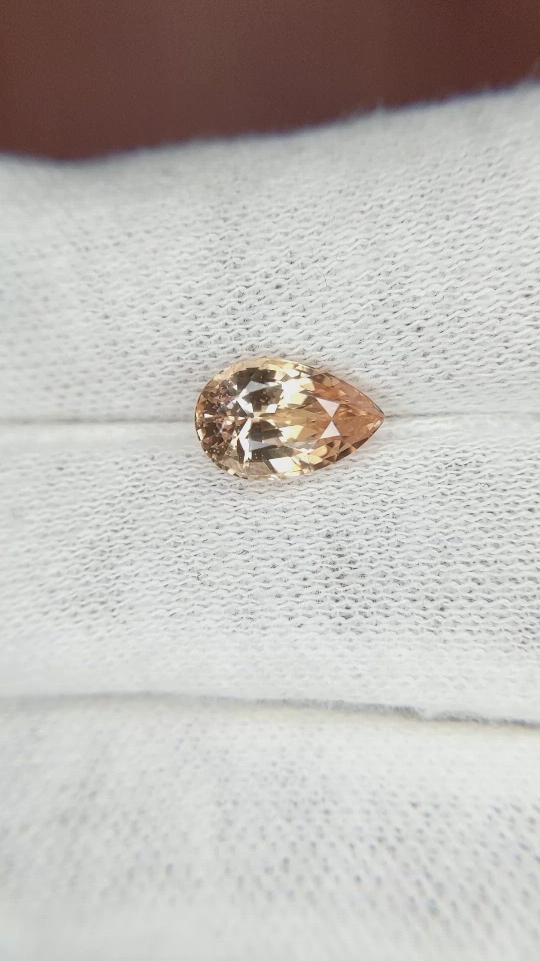 2.32 Ct. Padparadscha Sapphire from Madagascar Size Video