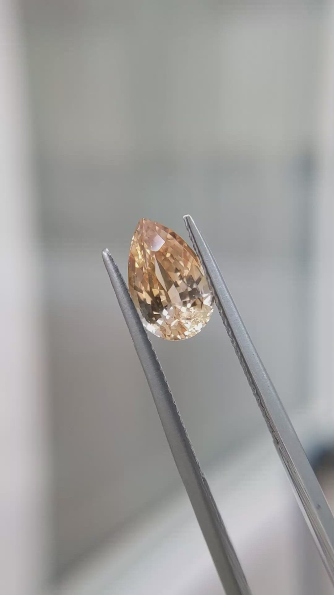 2.32 Ct. Padparadscha Sapphire from Madagascar Size Video