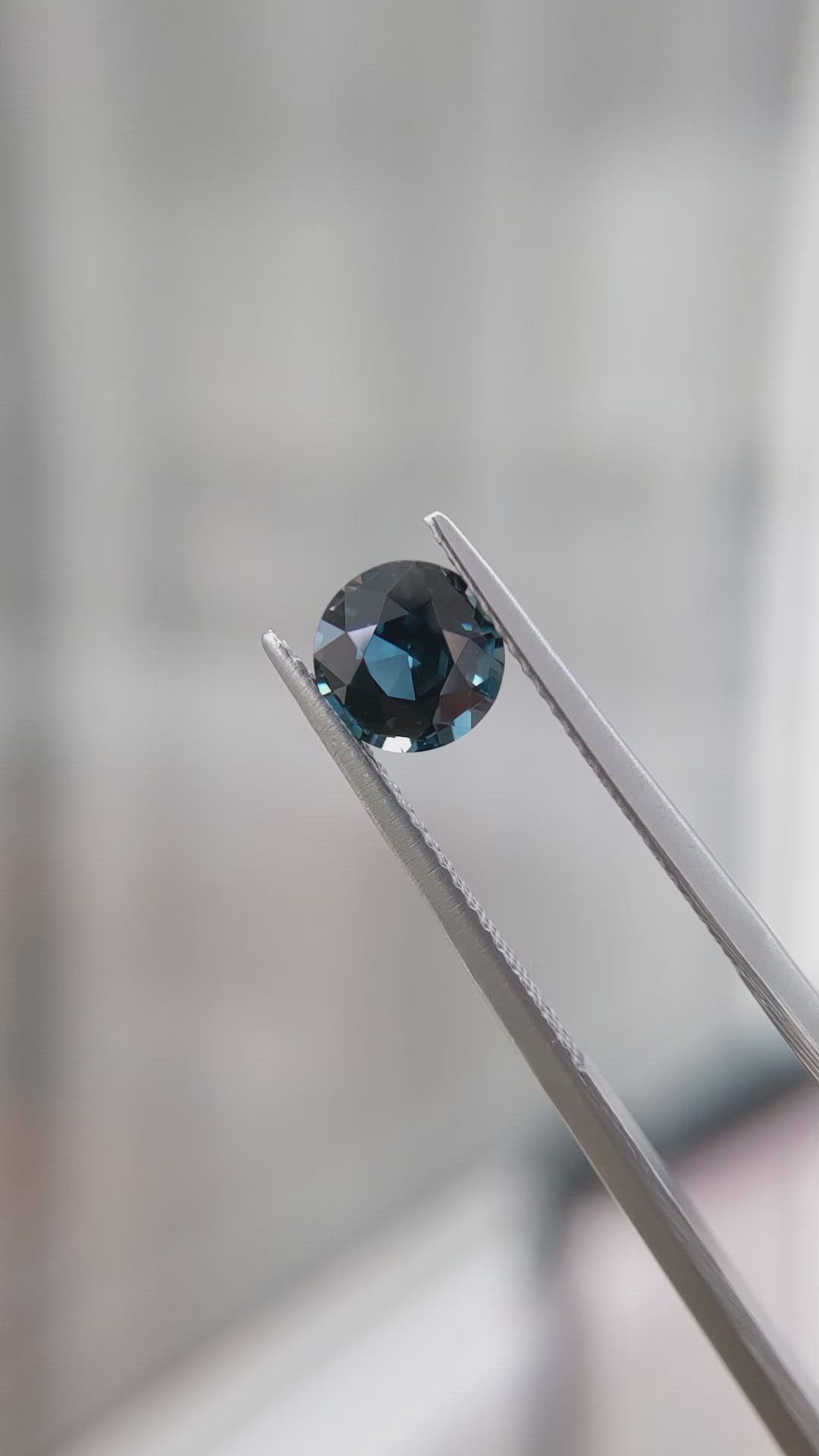 1.64 Ct. Greenish Blue Sapphire from Ceylon (Sri Lanka) Size Video