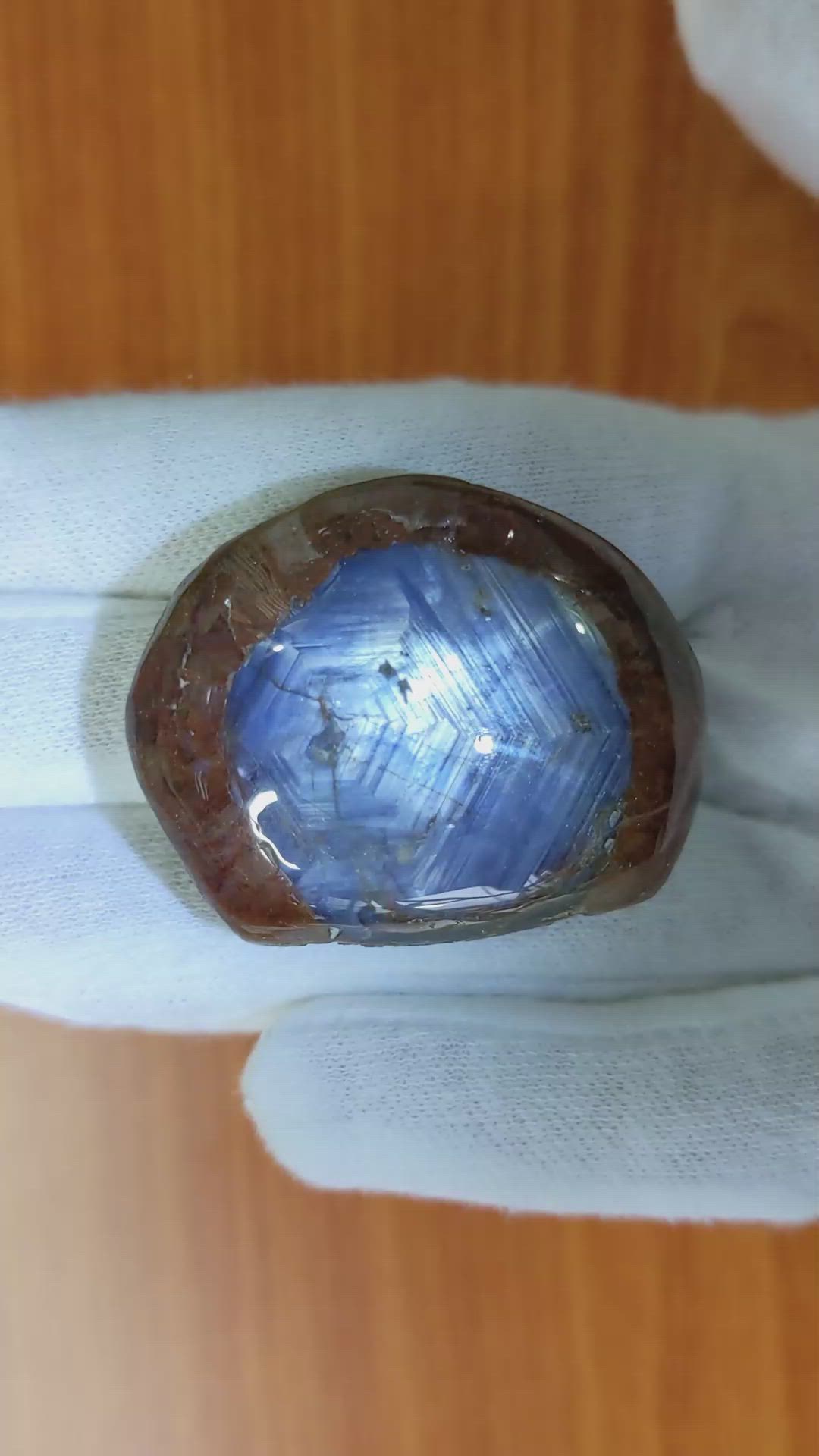 307.41 Ct. Bi Color Star Sapphire from Burma (Myanmar) Size Video