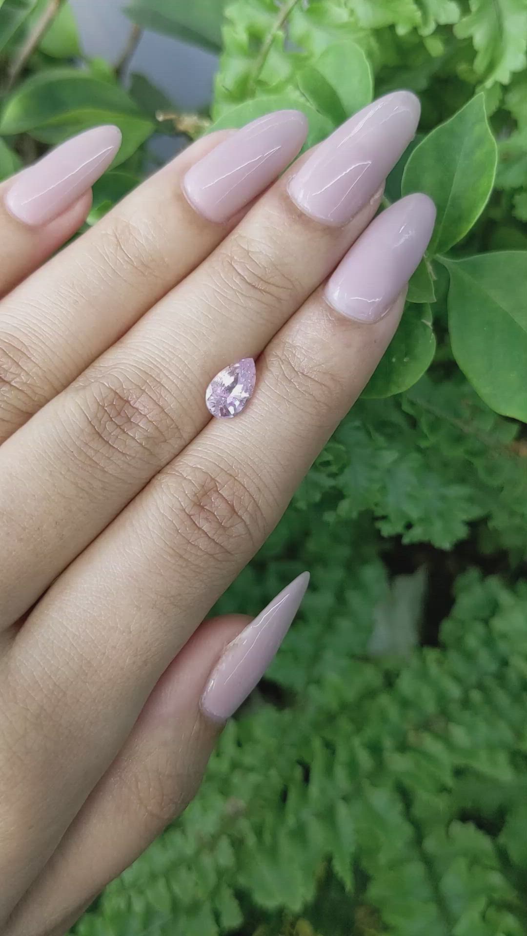 1.58 Ct. Pink Sapphire from Ceylon (Sri Lanka) Size Video