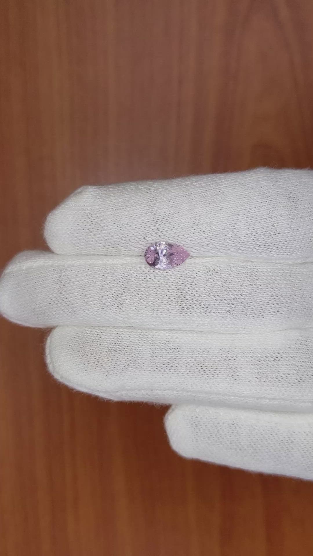 1.58 Ct. Pink Sapphire from Ceylon (Sri Lanka) Size Video