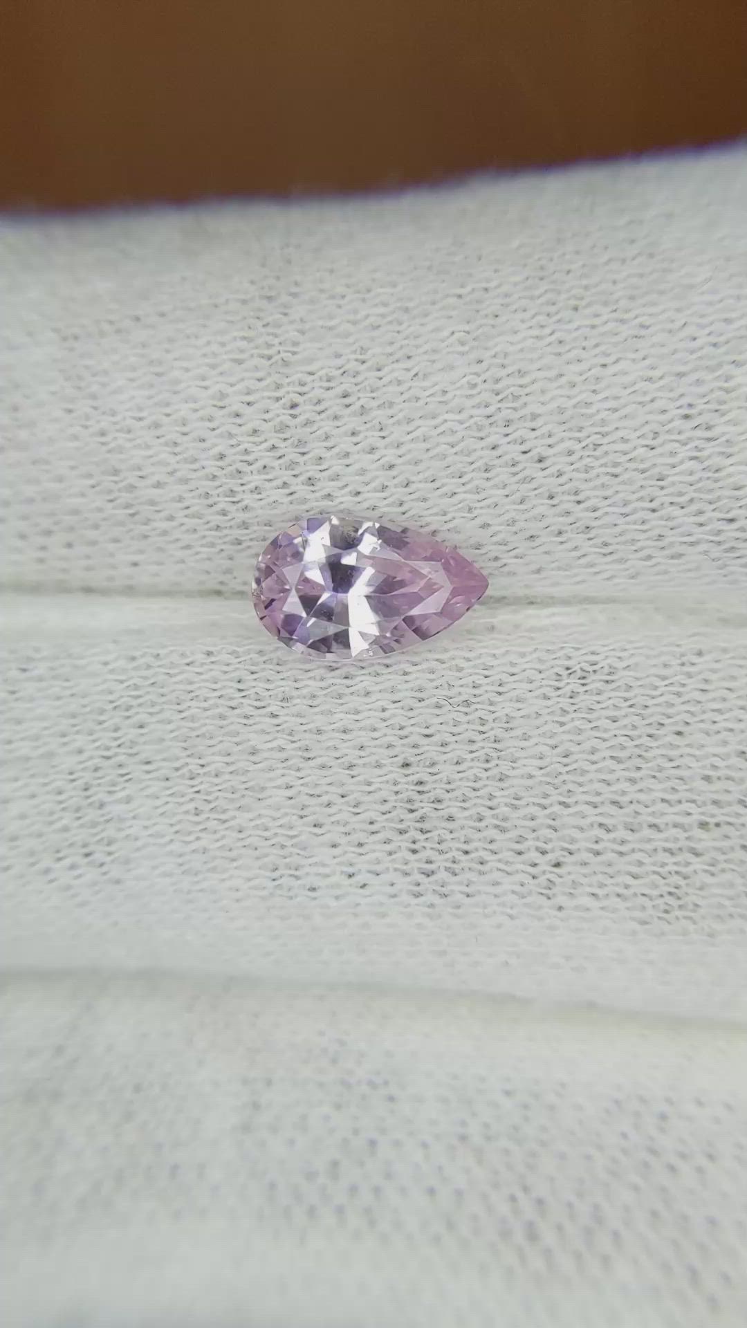 1.58 Ct. Pink Sapphire from Ceylon (Sri Lanka) Size Video