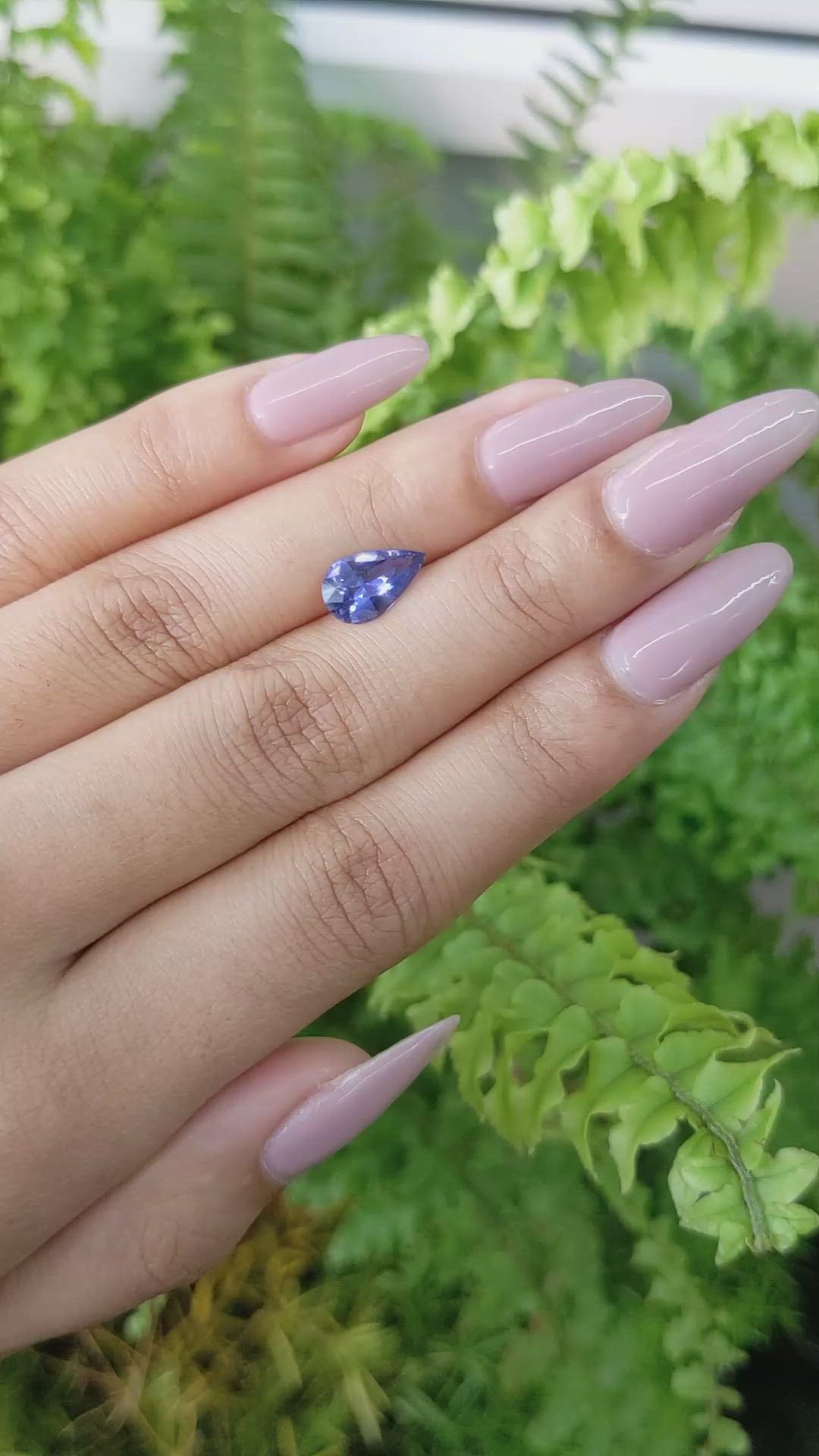 1.82 Ct. Blue Sapphire from Ceylon (Sri Lanka) Size Video