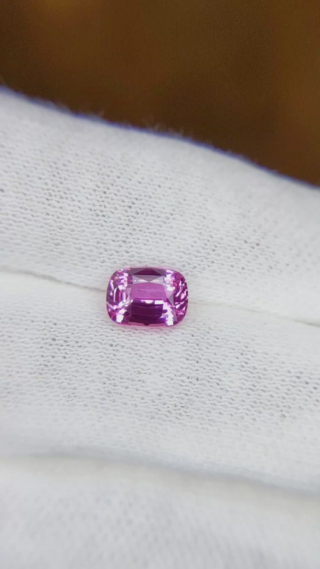 1.54 Ct. Pink Sapphire from Ceylon (Sri Lanka) Size Video