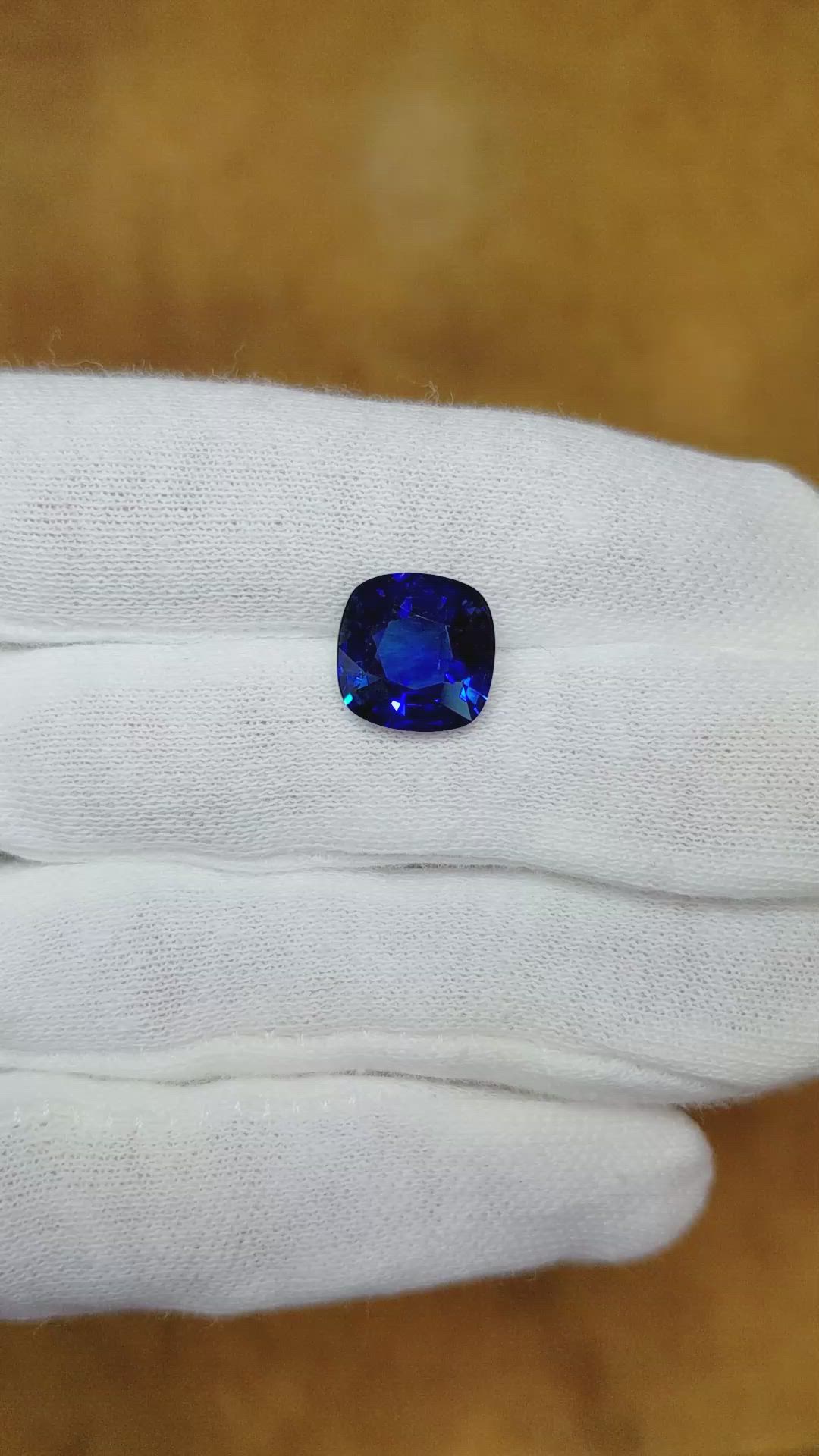 5.40 Ct. Blue Sapphire from Madagascar Size Video