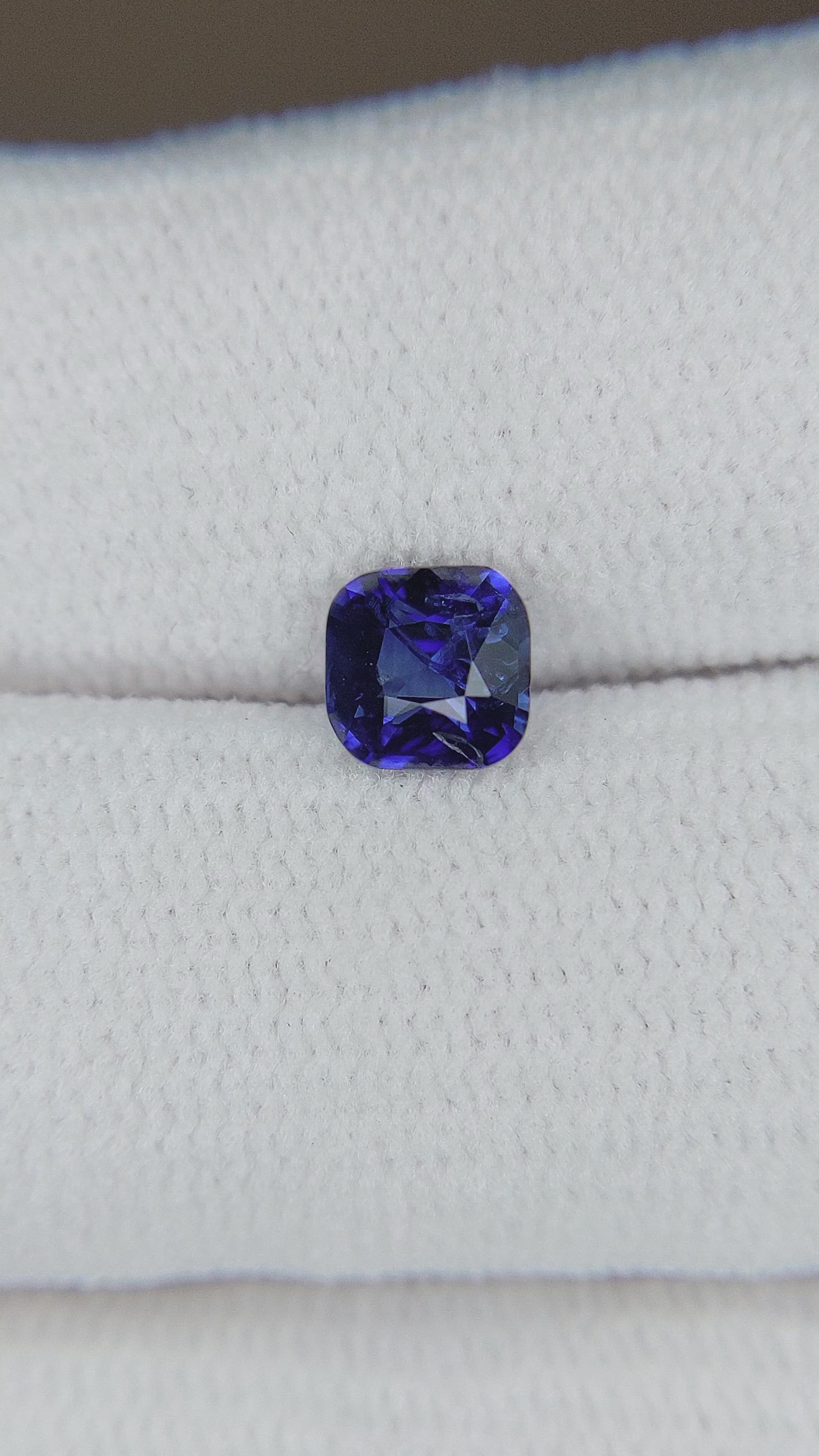 0.67 Ct. Blue Sapphire from Ceylon (Sri Lanka) Size Video