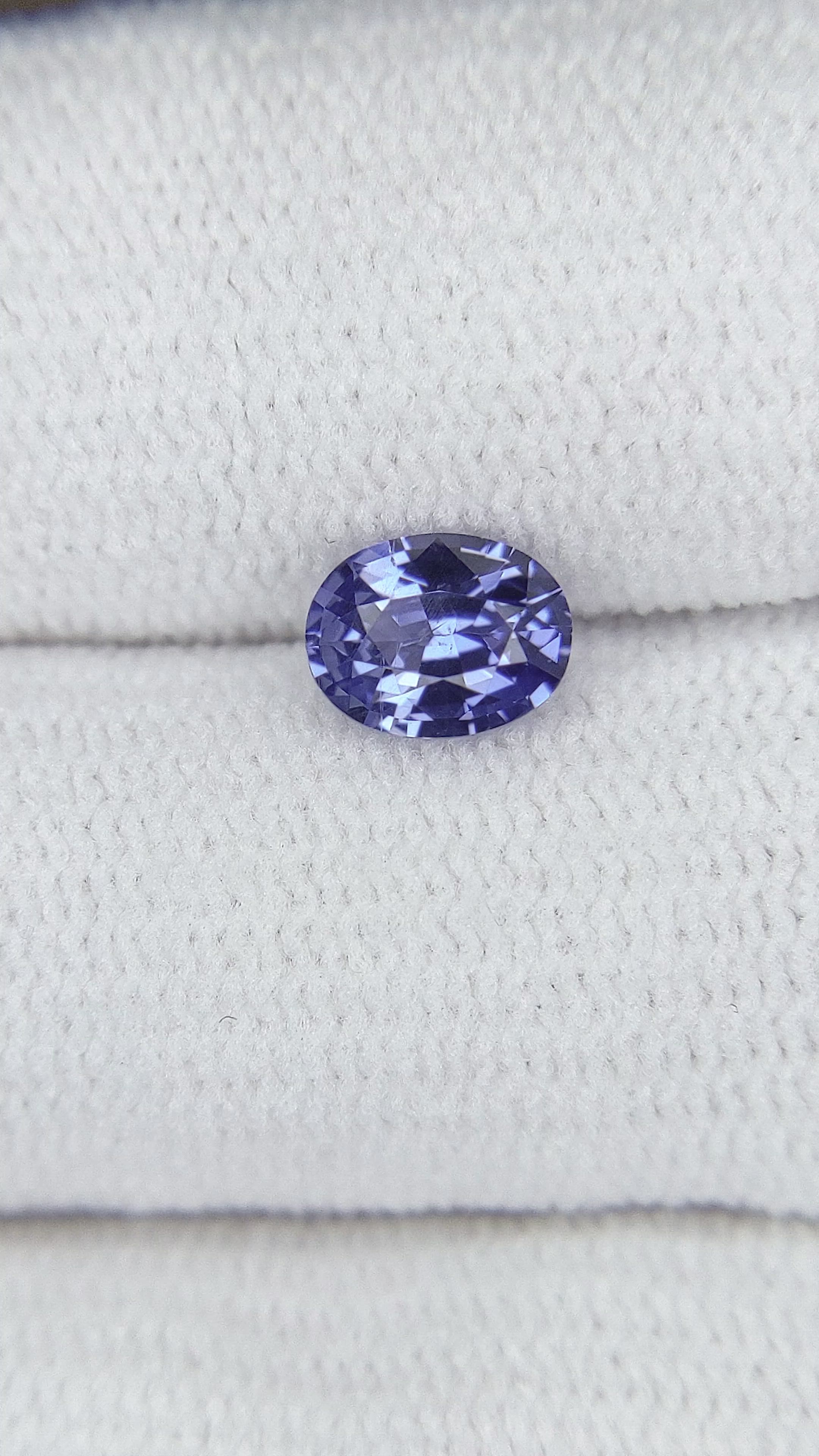 0.72 Ct. Blue Sapphire from Ceylon (Sri Lanka) Size Video