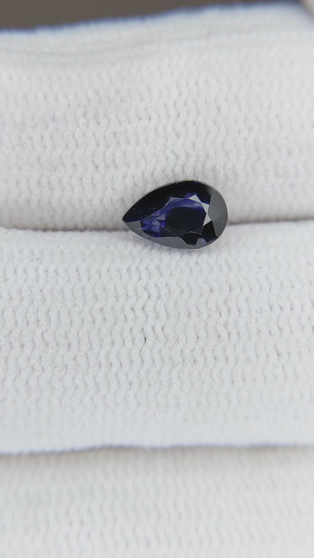 0.78 Ct. Blue Sapphire from Ceylon (Sri Lanka) Size Video