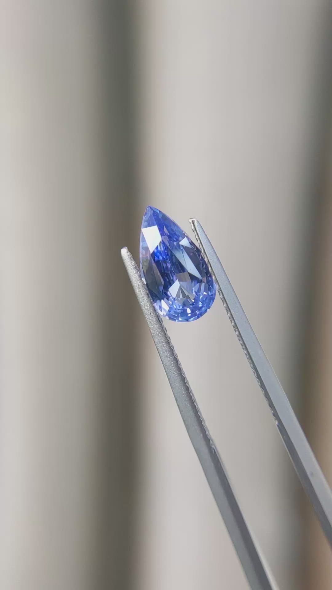 2.06 Ct. Blue Sapphire from Ceylon (Sri Lanka) Size Video
