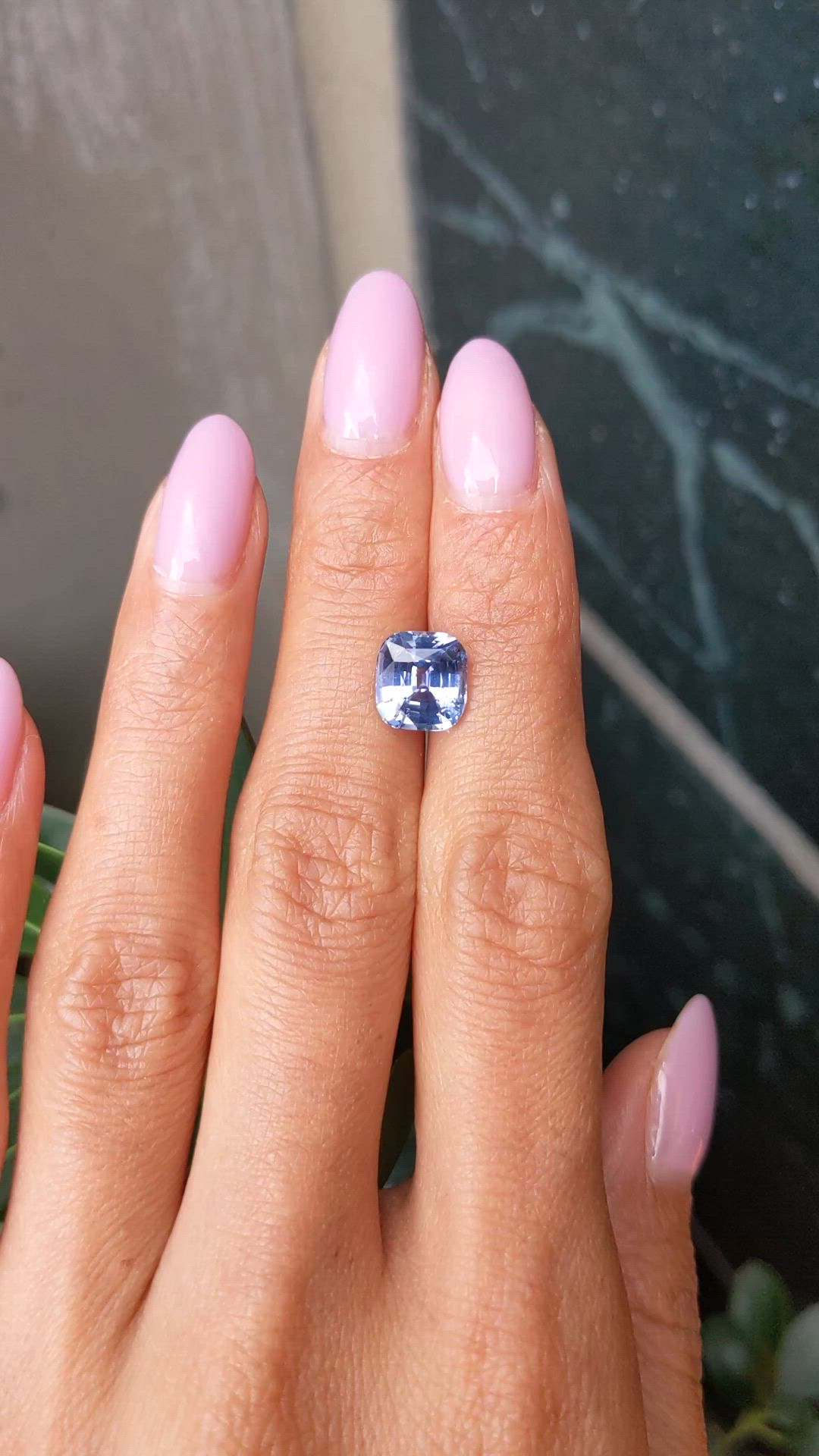 4.01 Ct. Blue Sapphire from Ceylon (Sri Lanka) Size Video