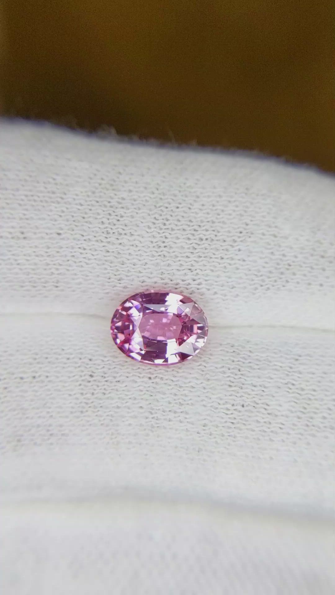 2.09 Ct. Purplish Pink Sapphire from Ceylon (Sri Lanka) Size Video