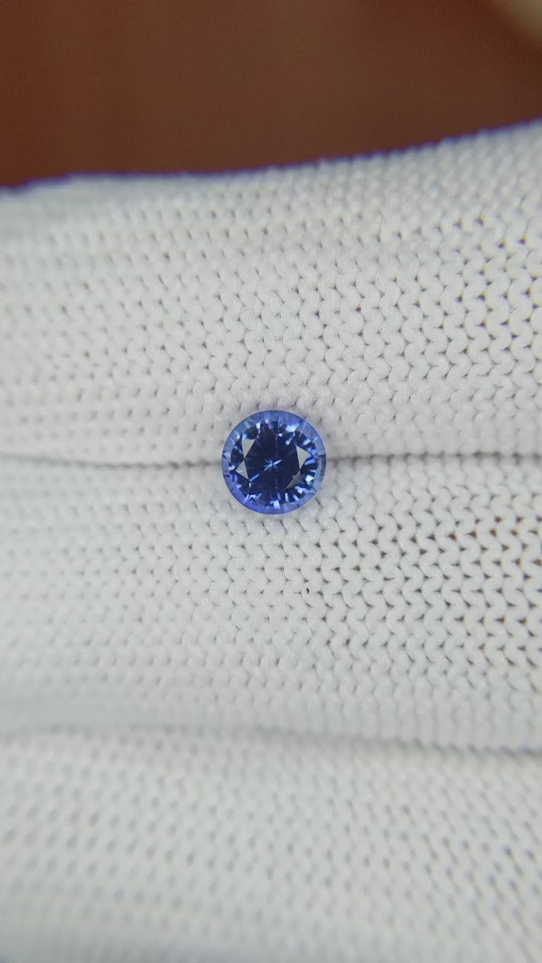0.97 Ct. Blue Sapphire from Ceylon (Sri Lanka) Size Video