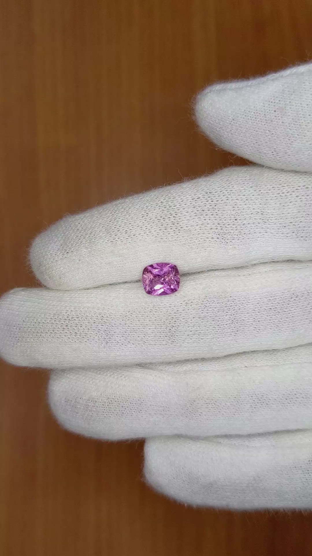 1.32 Ct. Purple Sapphire from Ceylon (Sri Lanka) Size Video