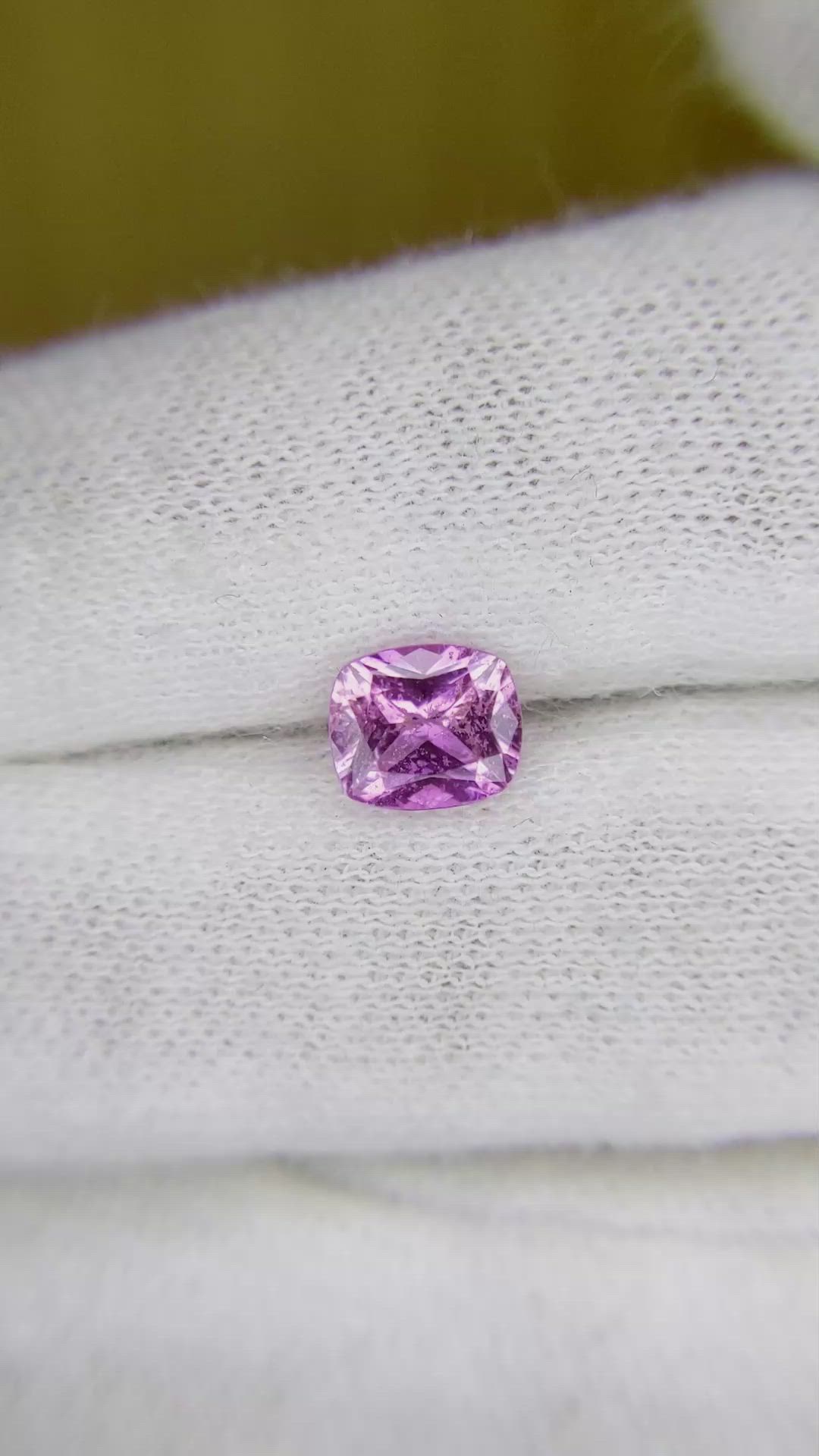 1.32 Ct. Purple Sapphire from Ceylon (Sri Lanka) Size Video