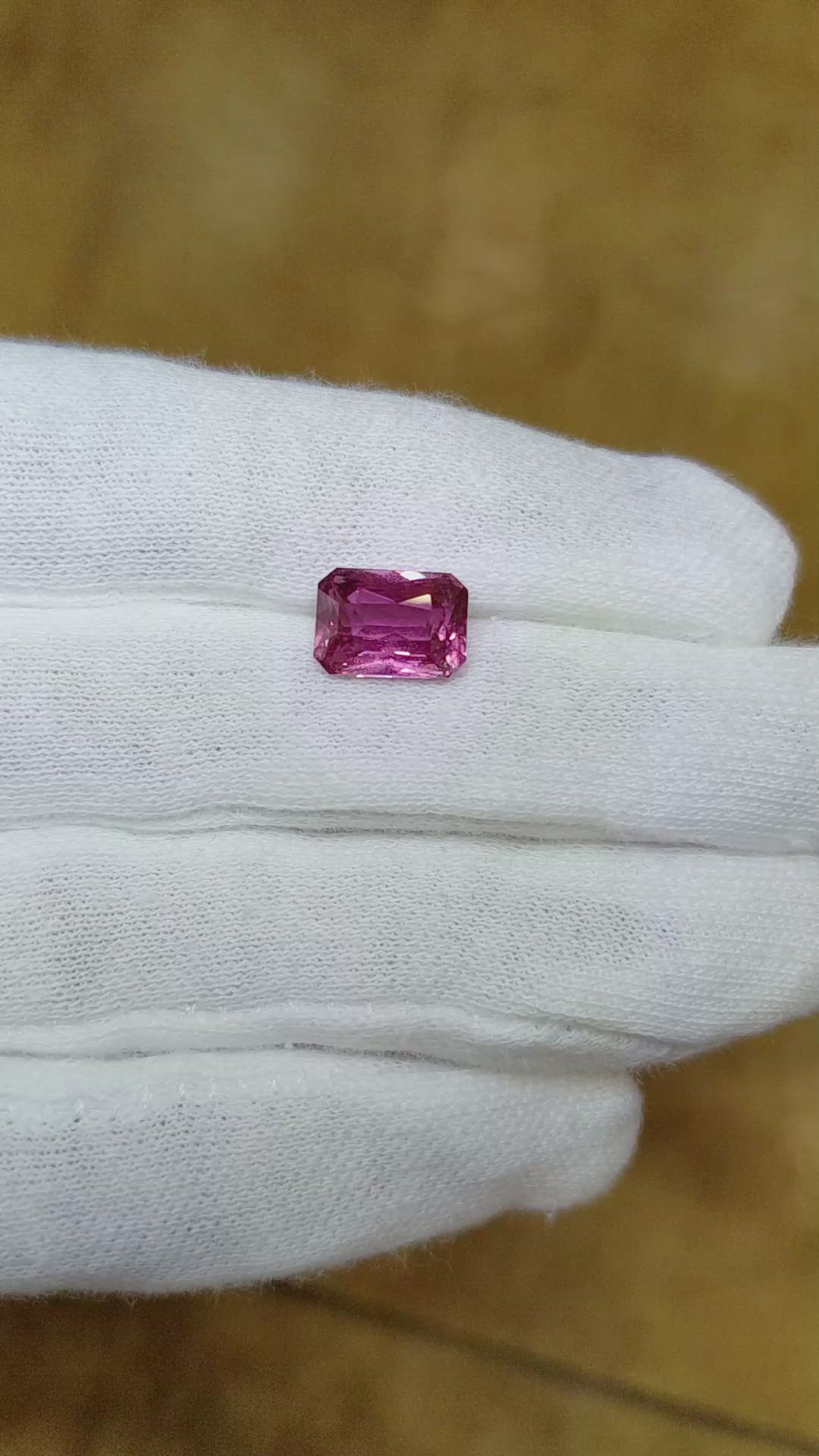 3.94 Ct. Pink Sapphire from Madagascar Size Video