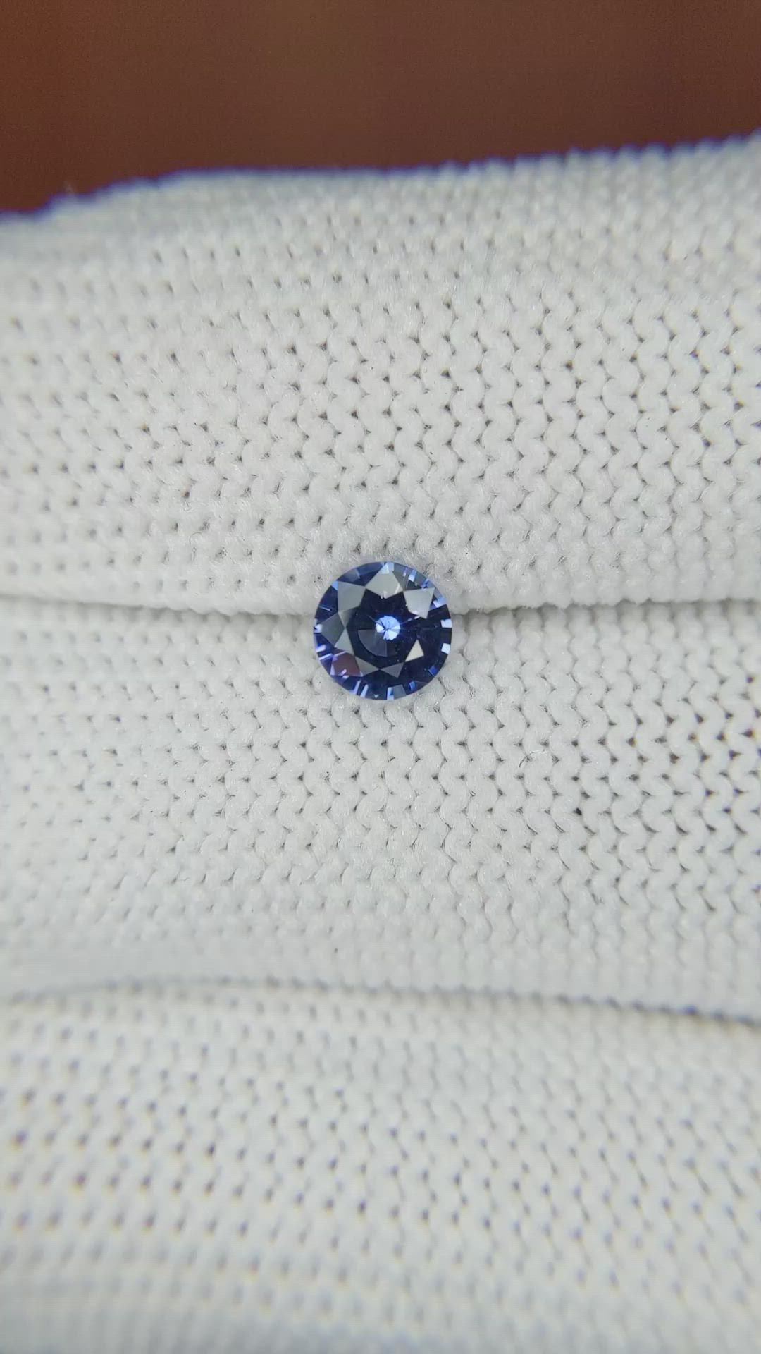 0.62 Ct. Blue Sapphire from Ceylon (Sri Lanka) Size Video
