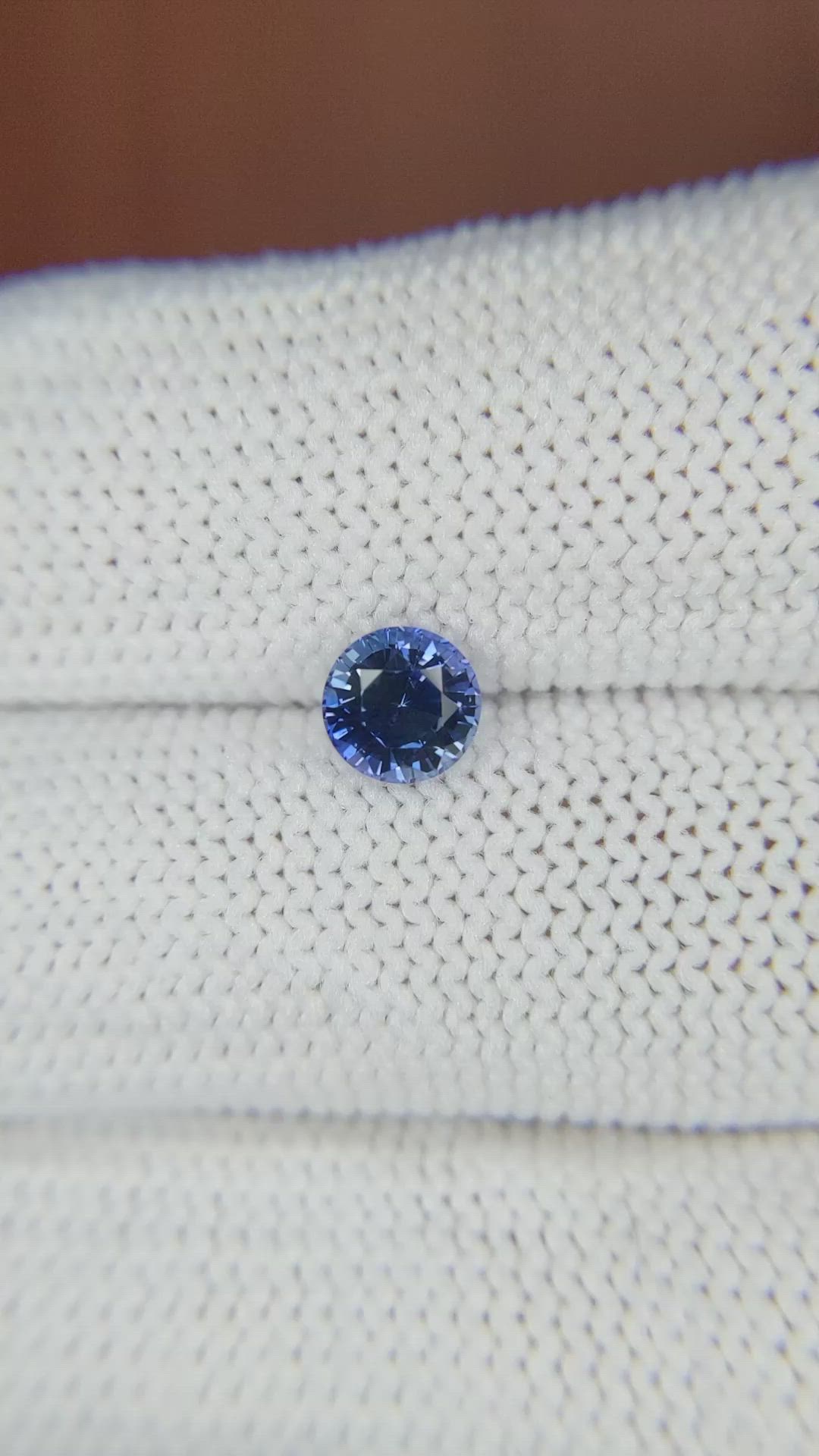 0.89 Ct. Blue Sapphire from Ceylon (Sri Lanka) Size Video