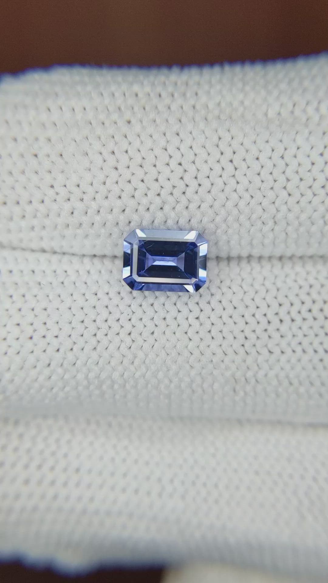 1.11 Ct. Blue Sapphire from Ceylon (Sri Lanka) Size Video