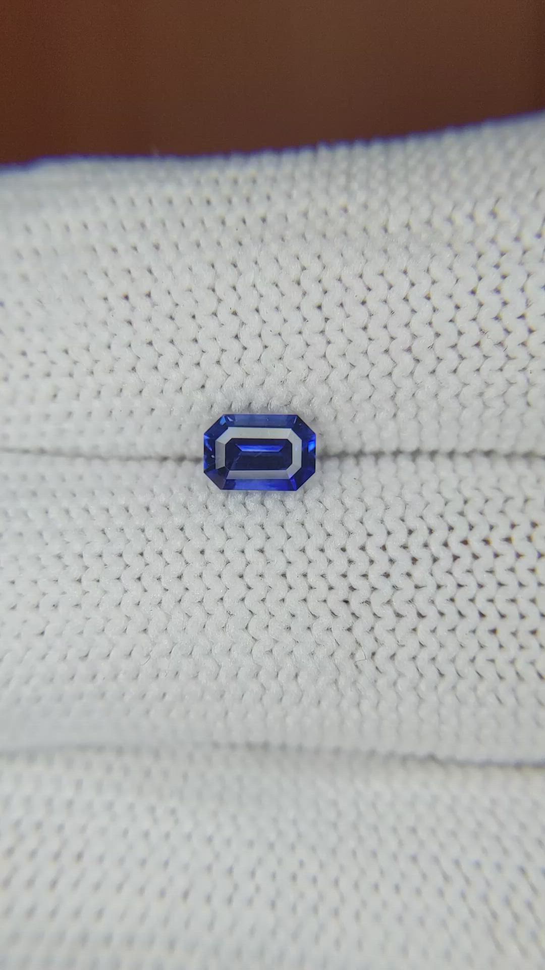 0.59 Ct. Blue Sapphire from Ceylon (Sri Lanka) Size Video