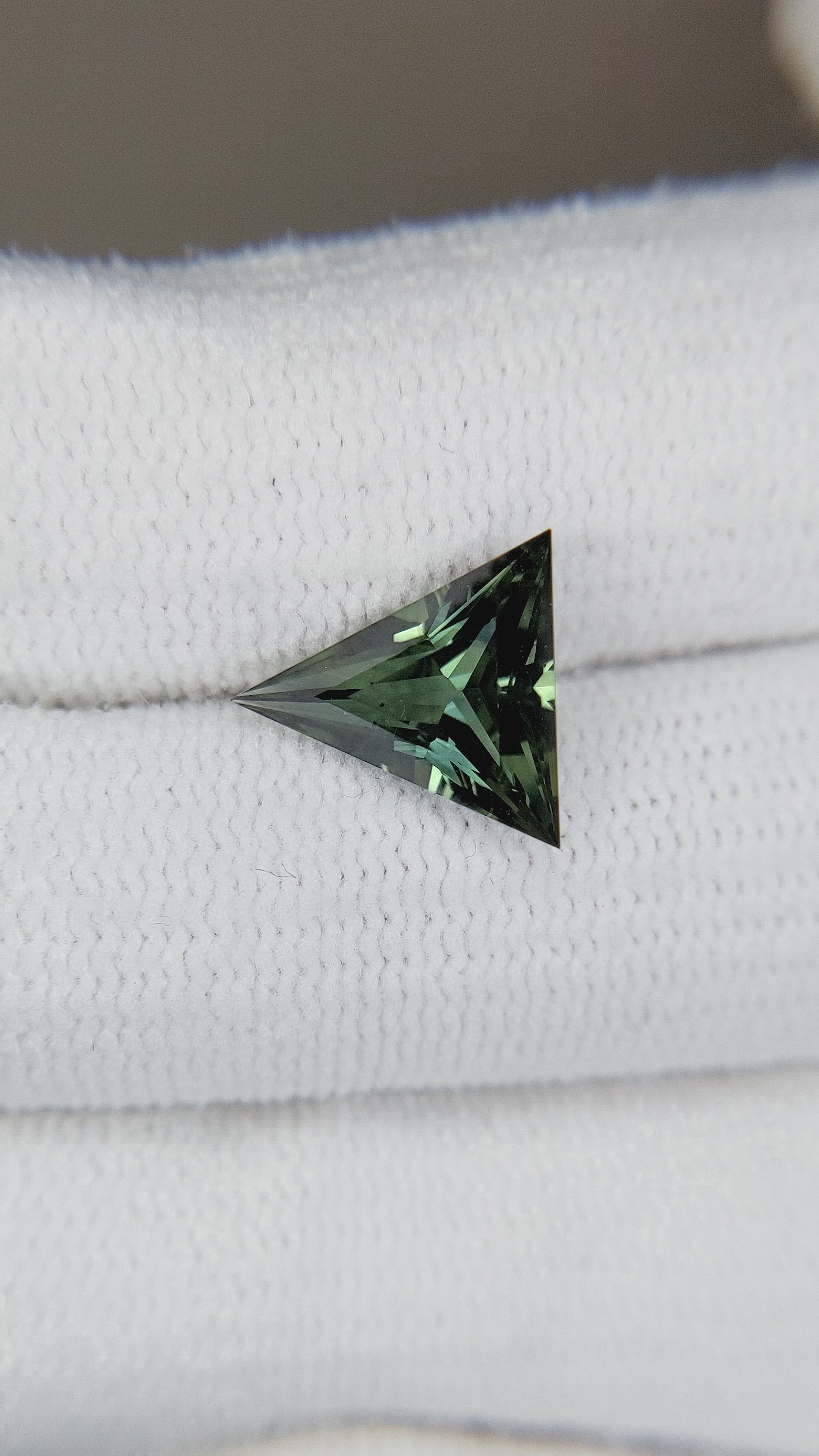 2.15 Ct. Bluish Green Sapphire from Australia Size Video