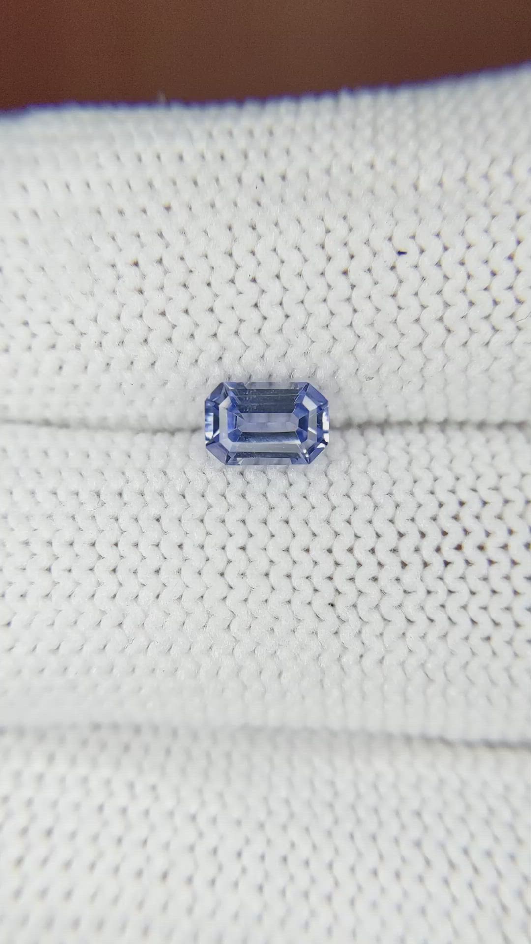 0.70 Ct. Blue Sapphire from Ceylon (Sri Lanka) Size Video