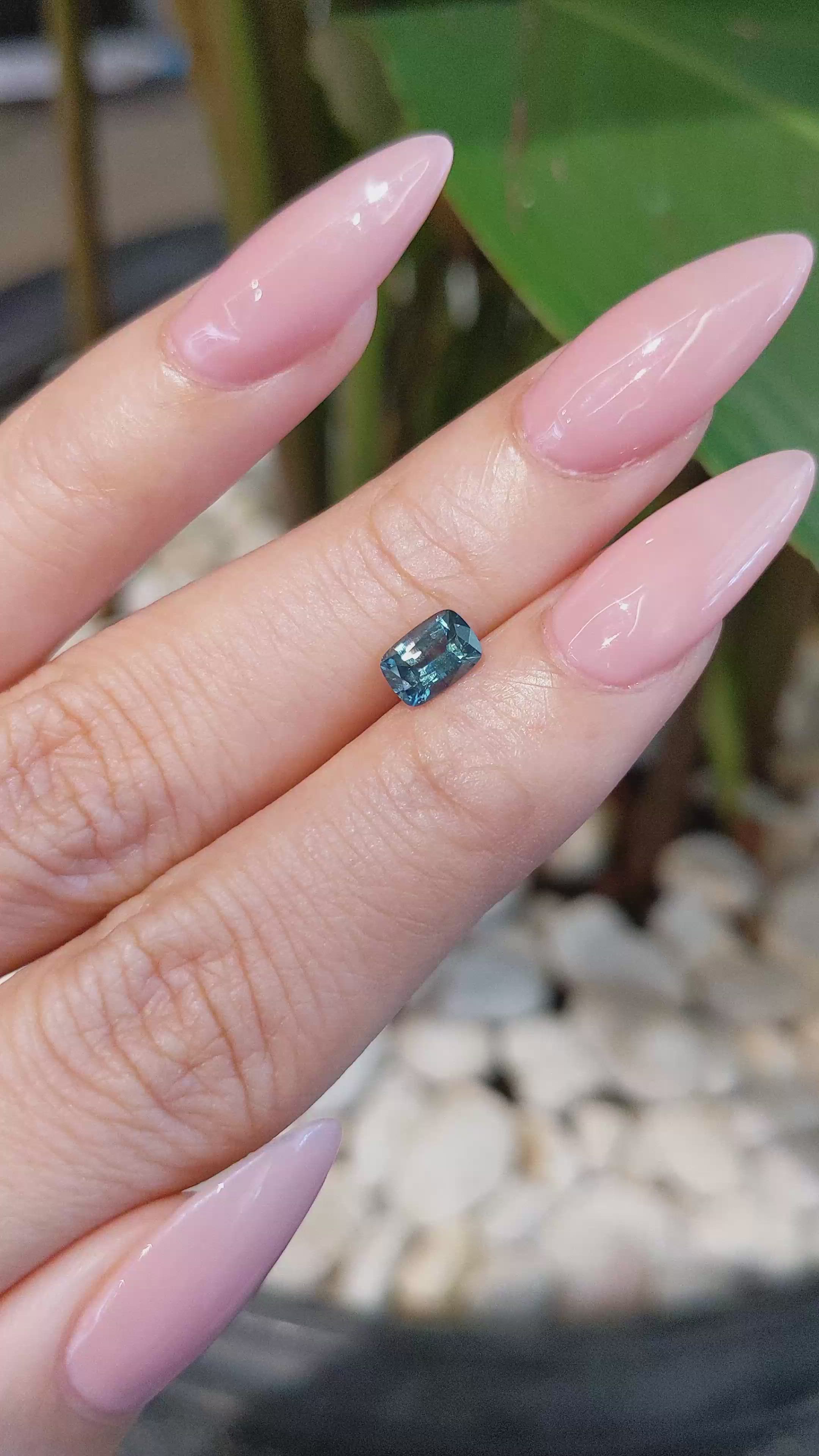 0.85 Ct. Sapphire from Montana Size Video