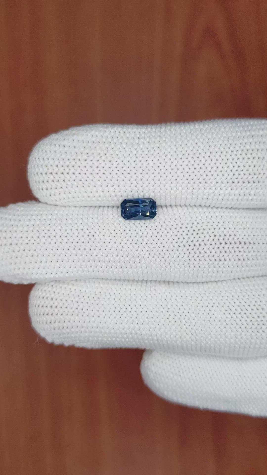 0.98 Ct. Blue Sapphire from Madagascar Size Video