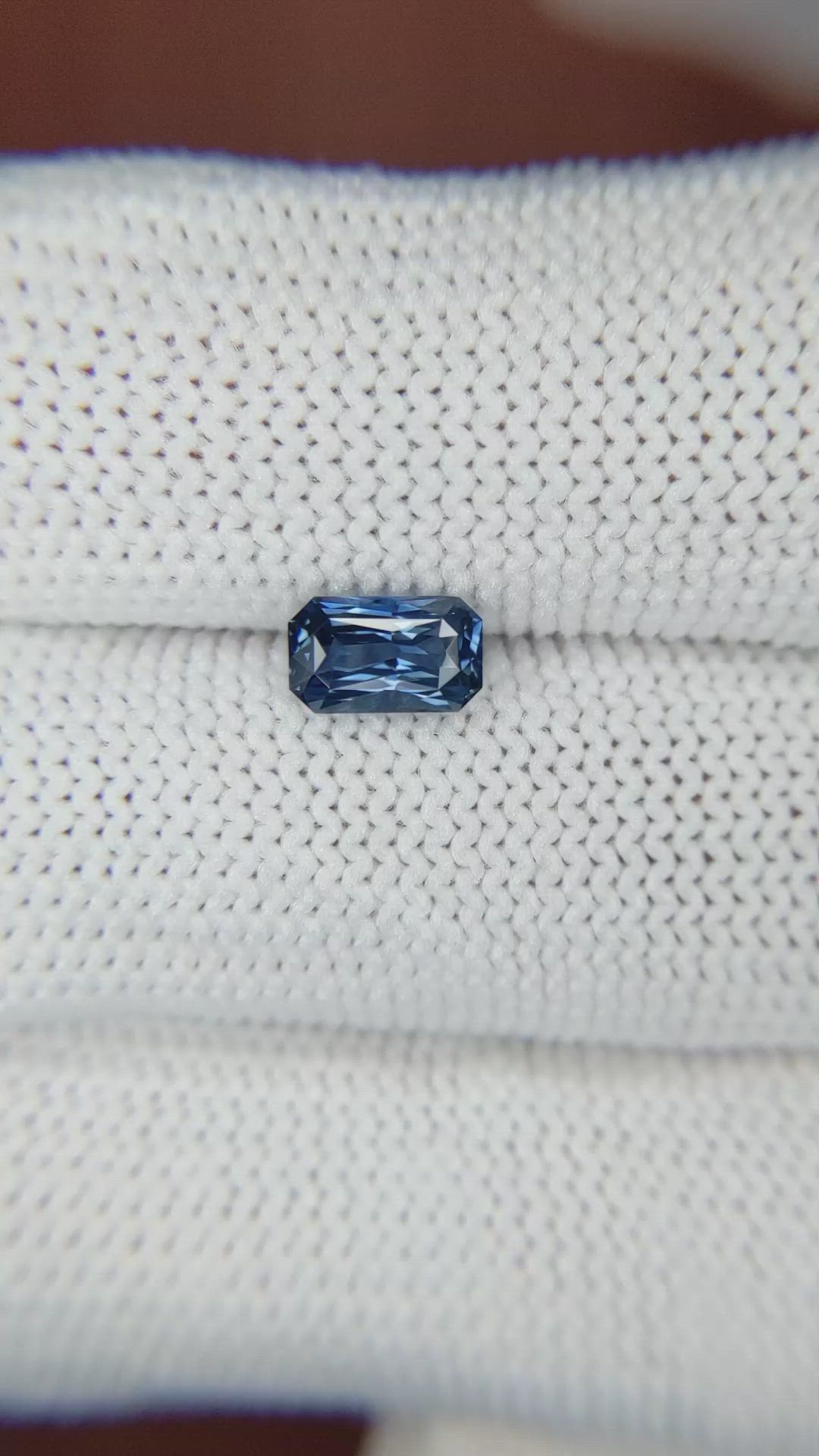 0.98 Ct. Blue Sapphire from Madagascar Size Video