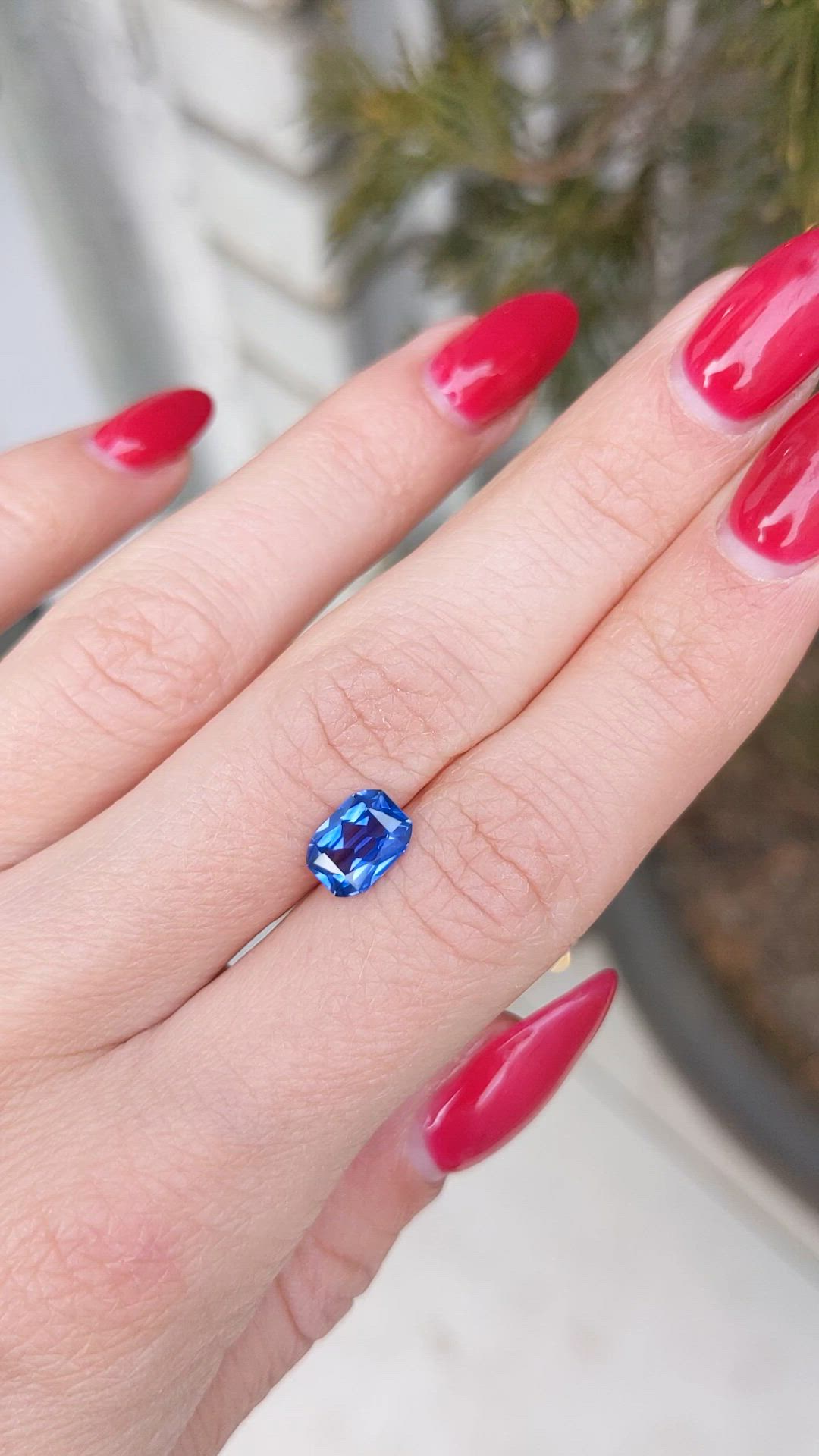 1.51 Ct. Blue Sapphire from Ceylon (Sri Lanka) Size Video