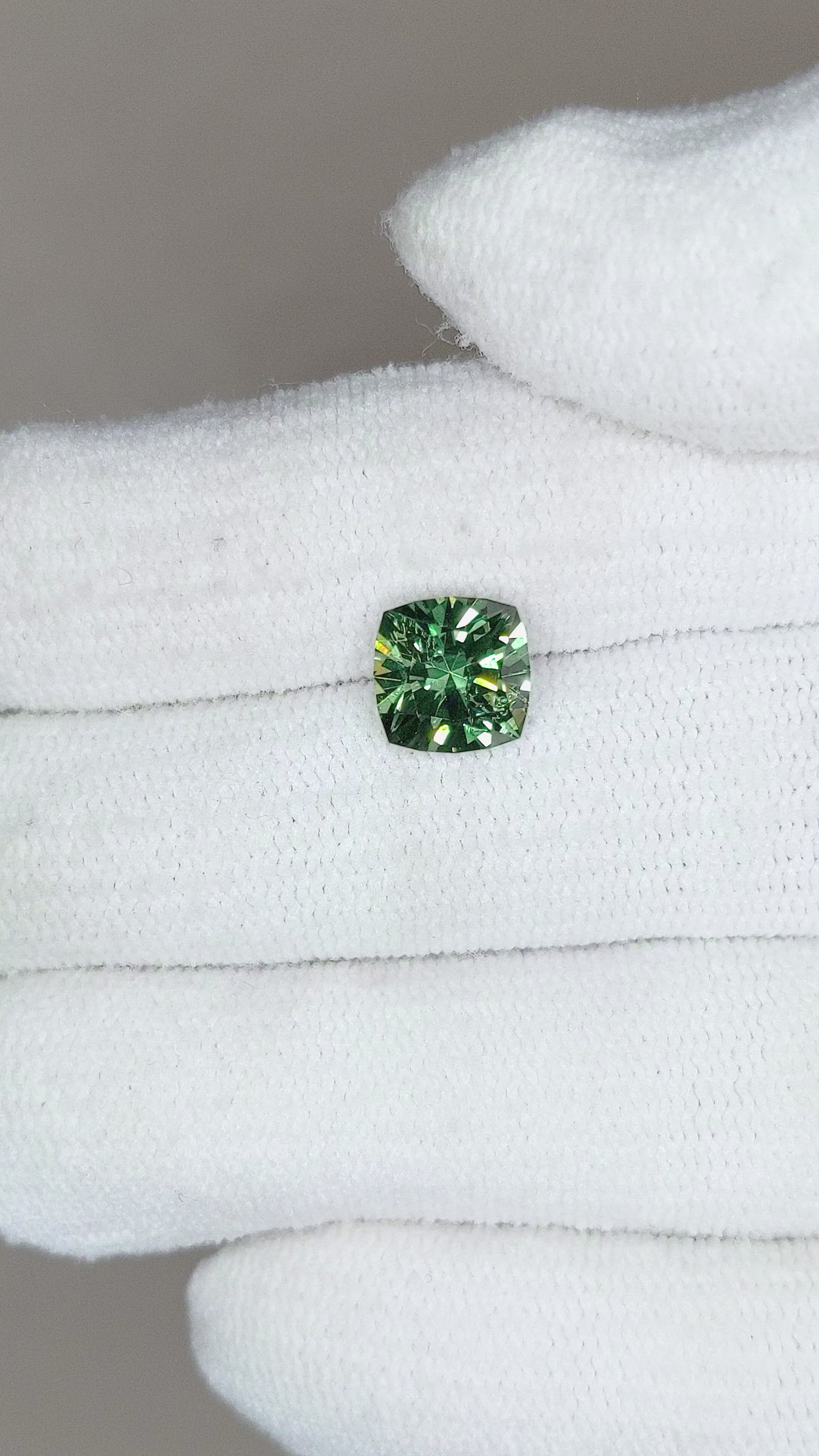 2.30 Ct. Bluish Green Sapphire from Australia Size Video
