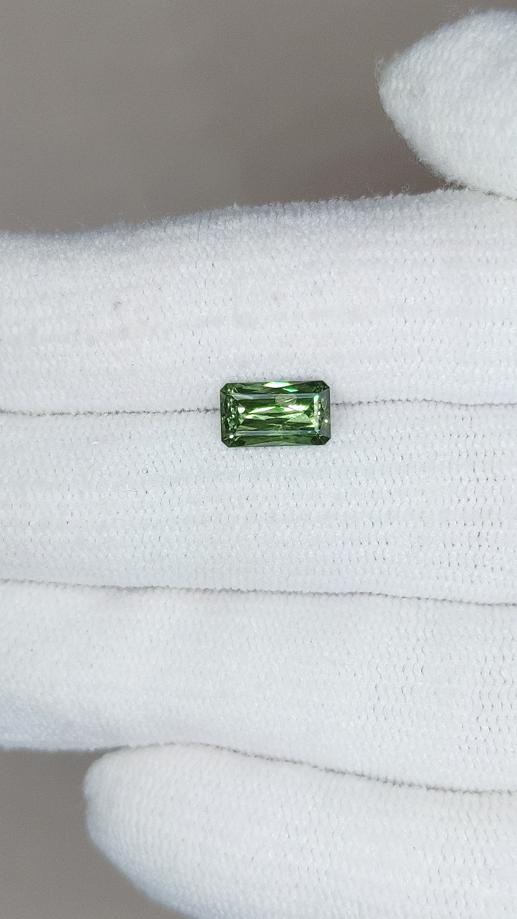 1.49 Ct. Bluish Green Sapphire from Australia Size Video