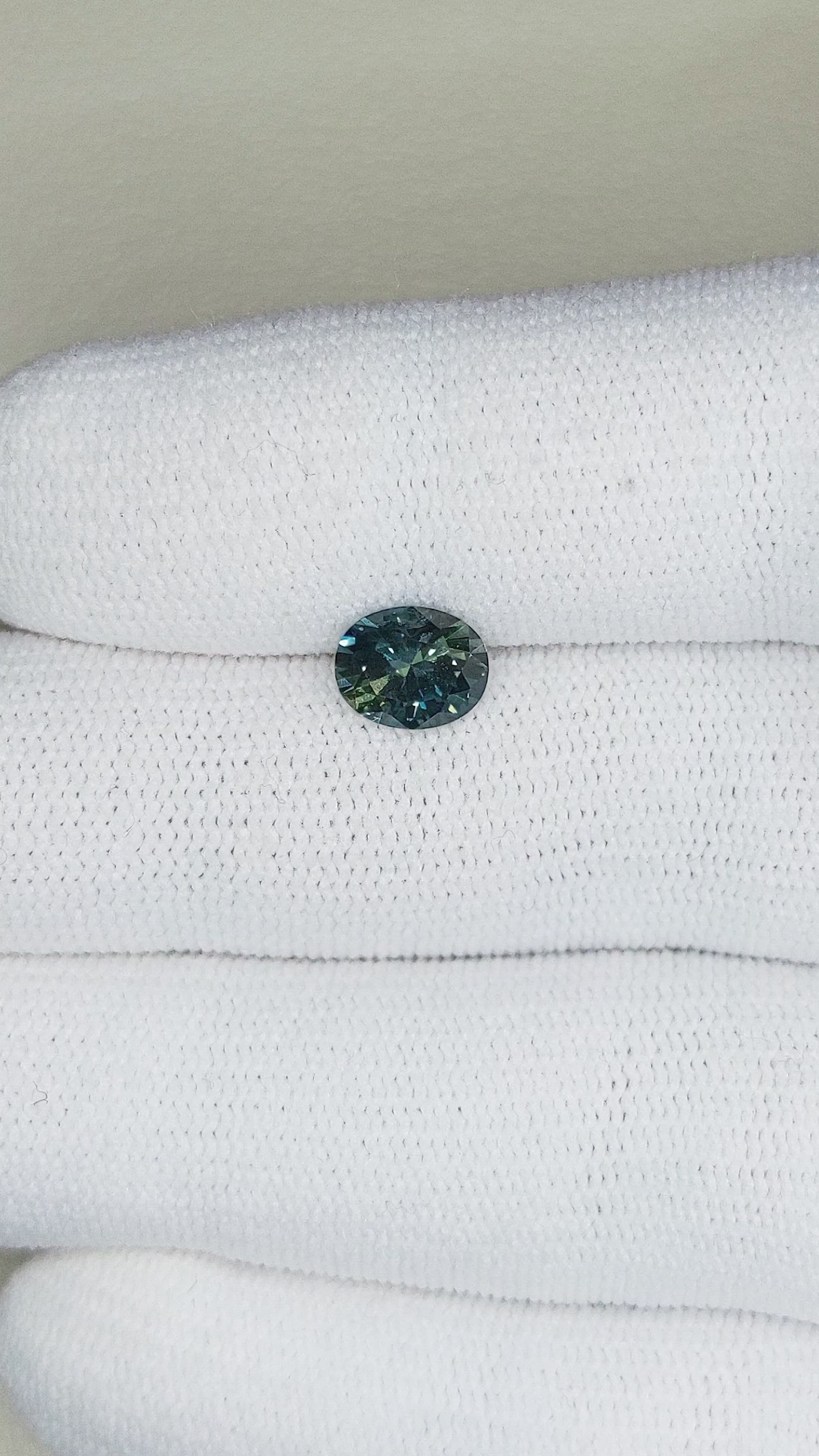 1.50 Ct. Greenish Blue Sapphire from Australia Size Video