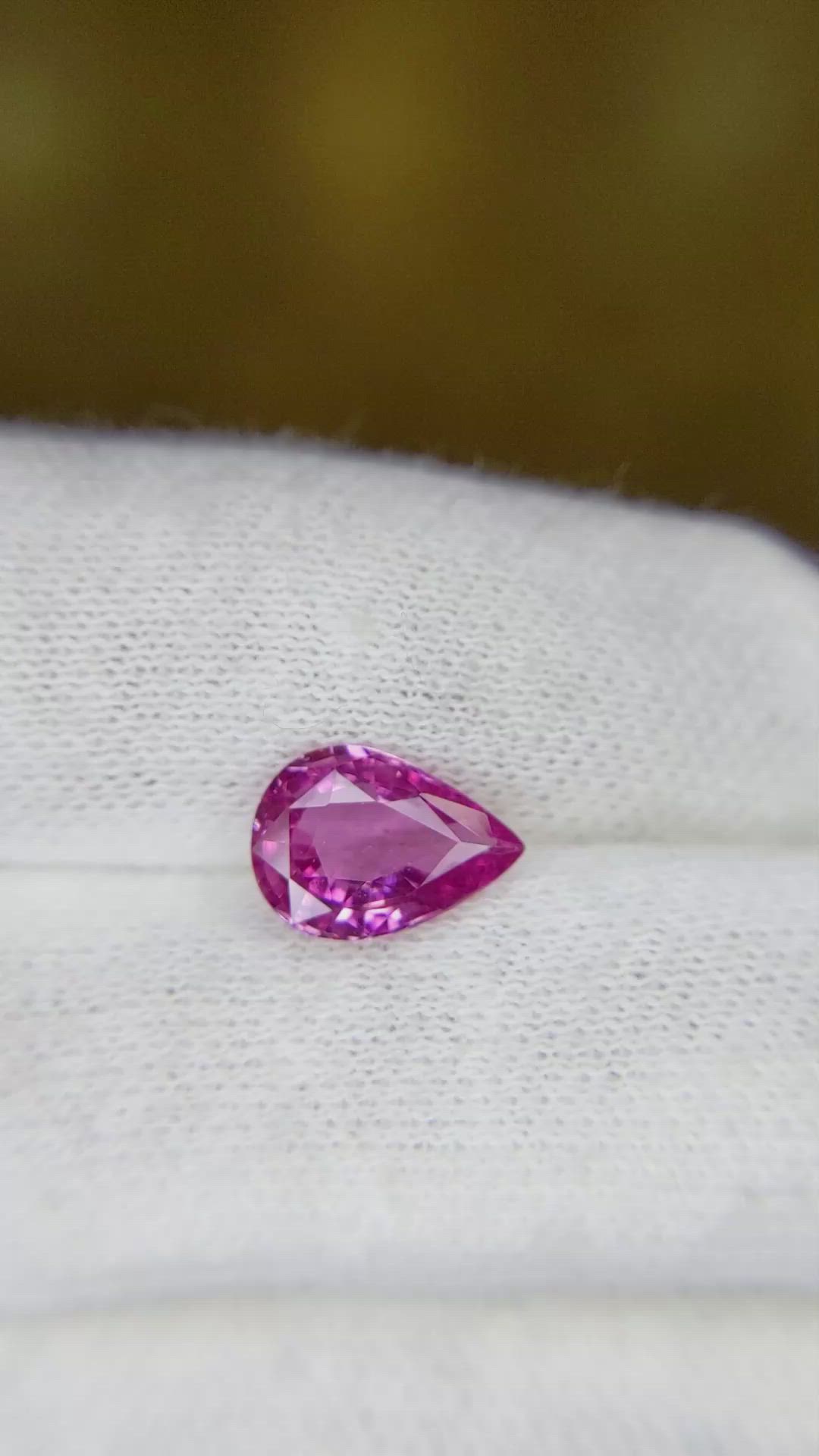 2.02 Ct. Pink Sapphire from Ceylon (Sri Lanka) Size Video