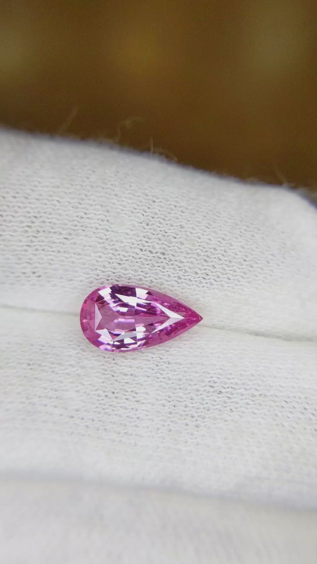 2.02 Ct. Pink Sapphire from Ceylon (Sri Lanka) Size Video