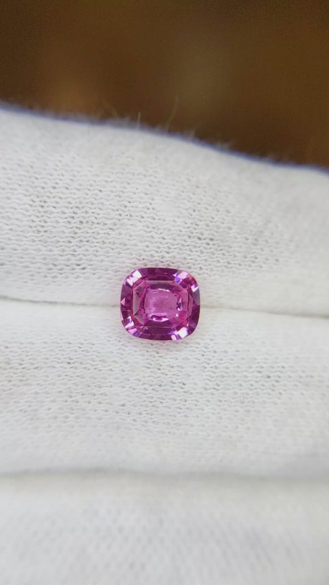 1.59 Ct. Pink Sapphire from Ceylon (Sri Lanka) Size Video