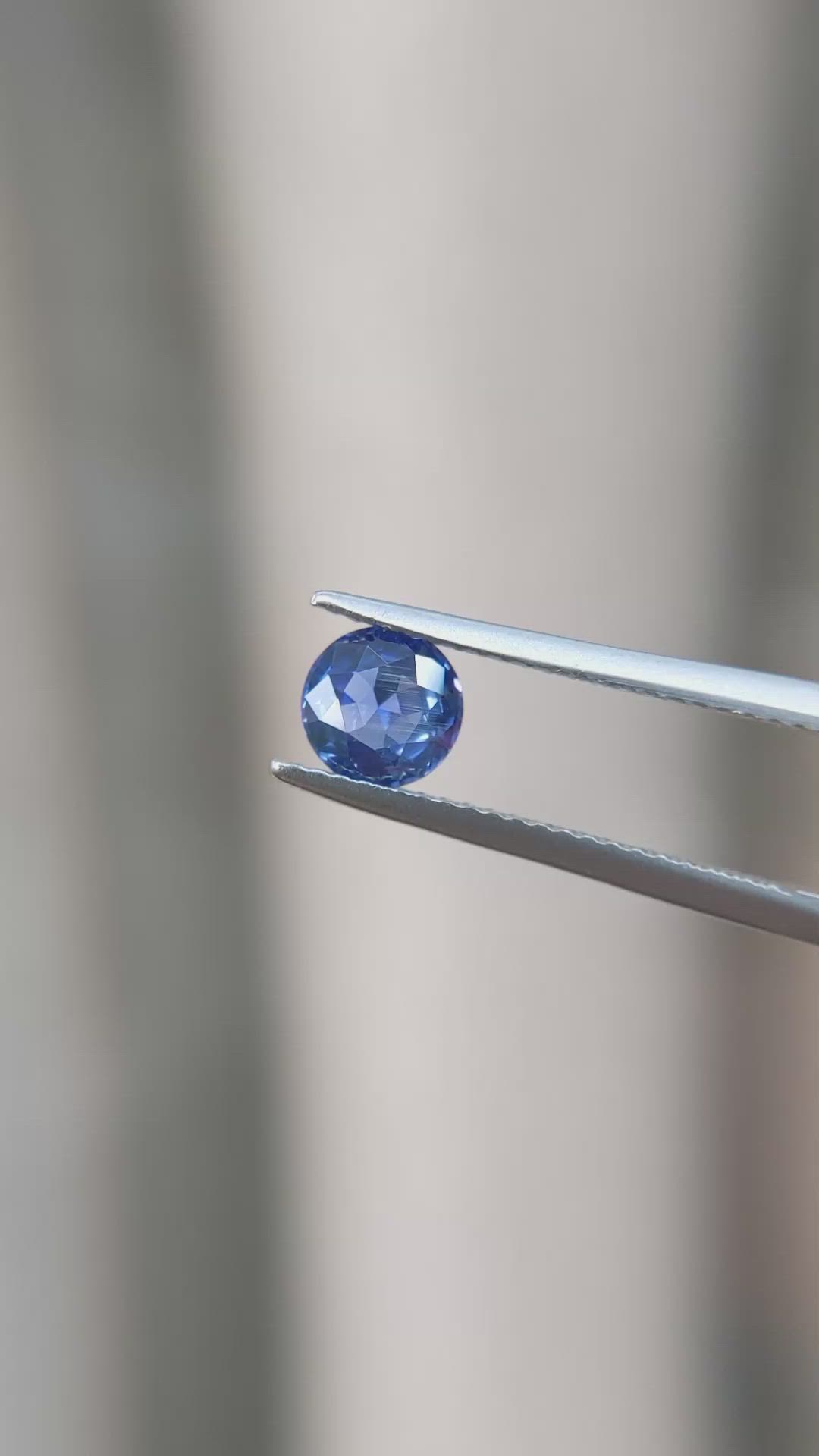 1.08 Ct. Blue Sapphire from Ceylon (Sri Lanka) Size Video
