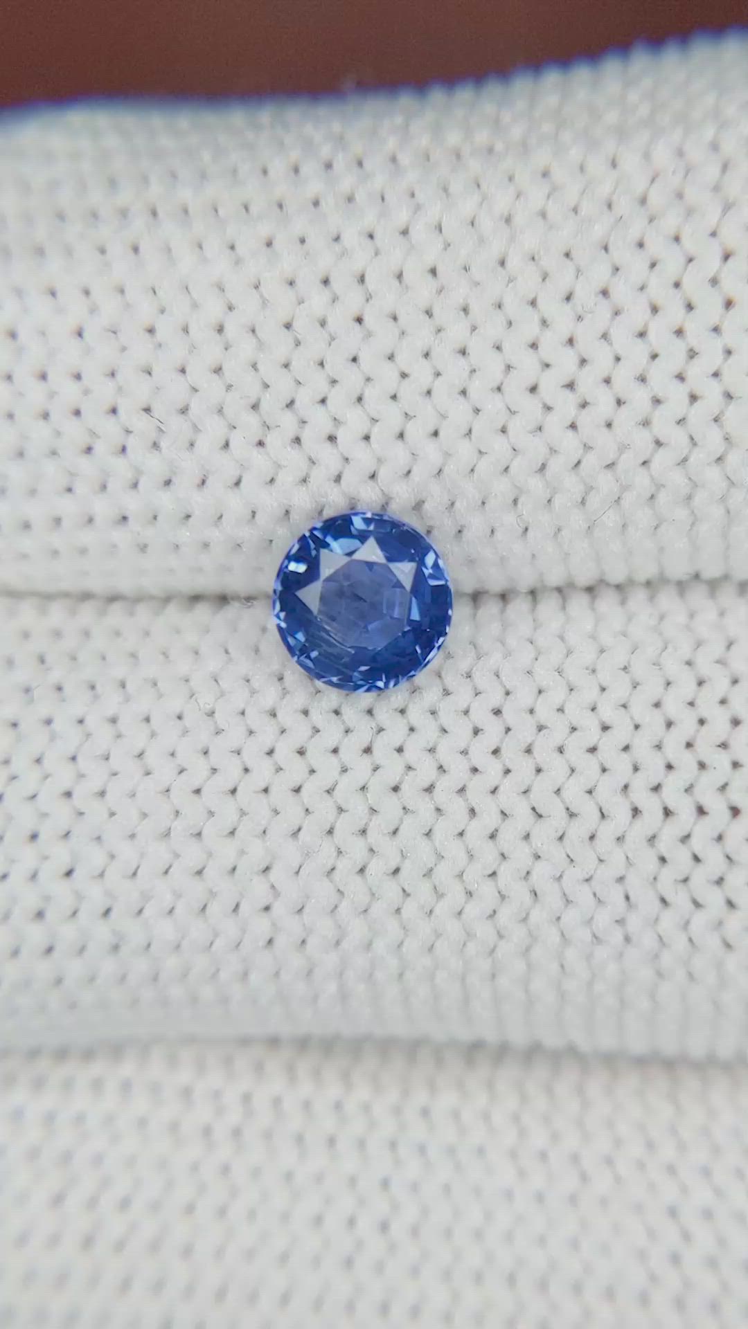 1.08 Ct. Blue Sapphire from Ceylon (Sri Lanka) Size Video