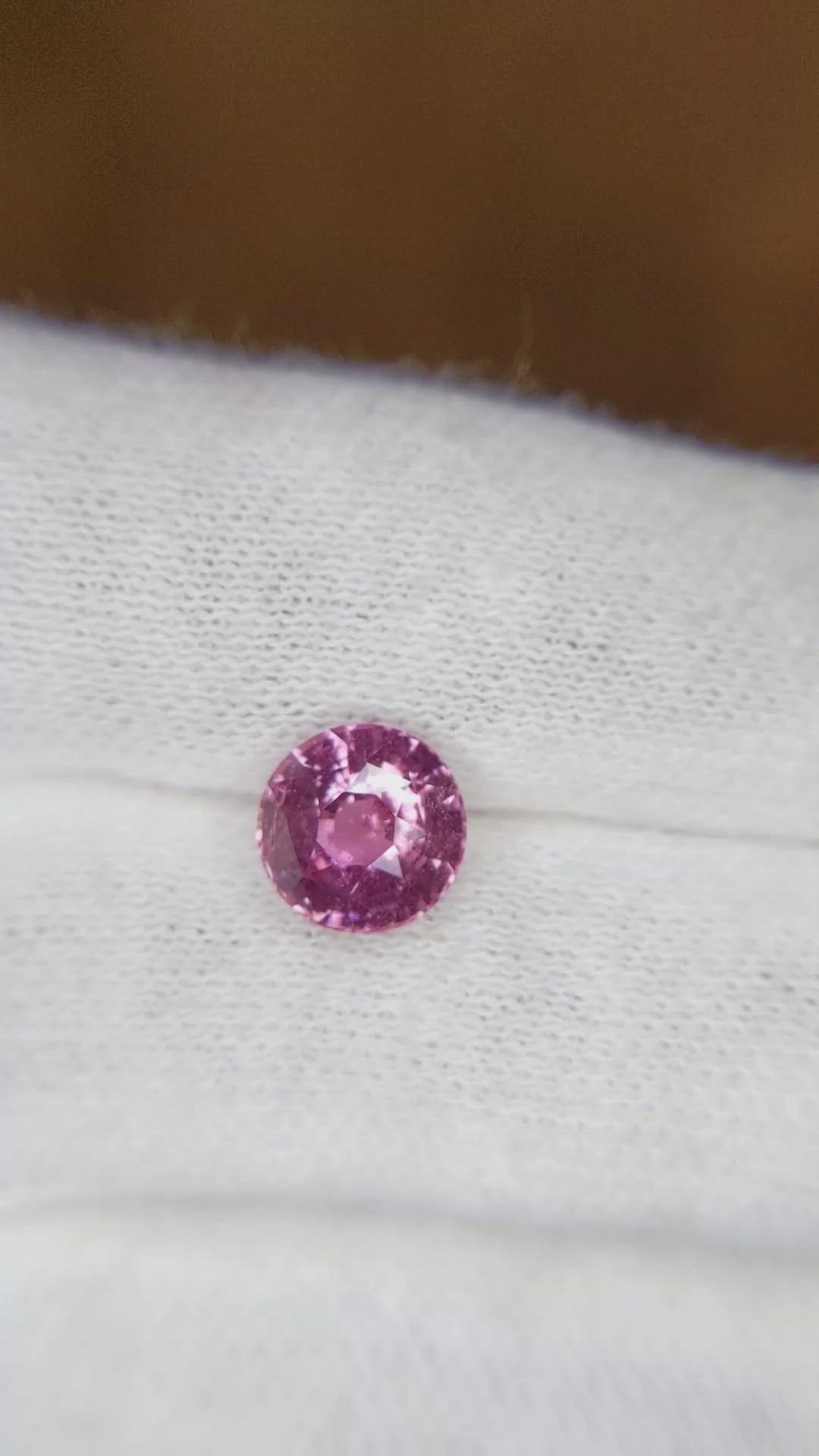 2.52 Ct. Pink Sapphire from Madagascar Size Video