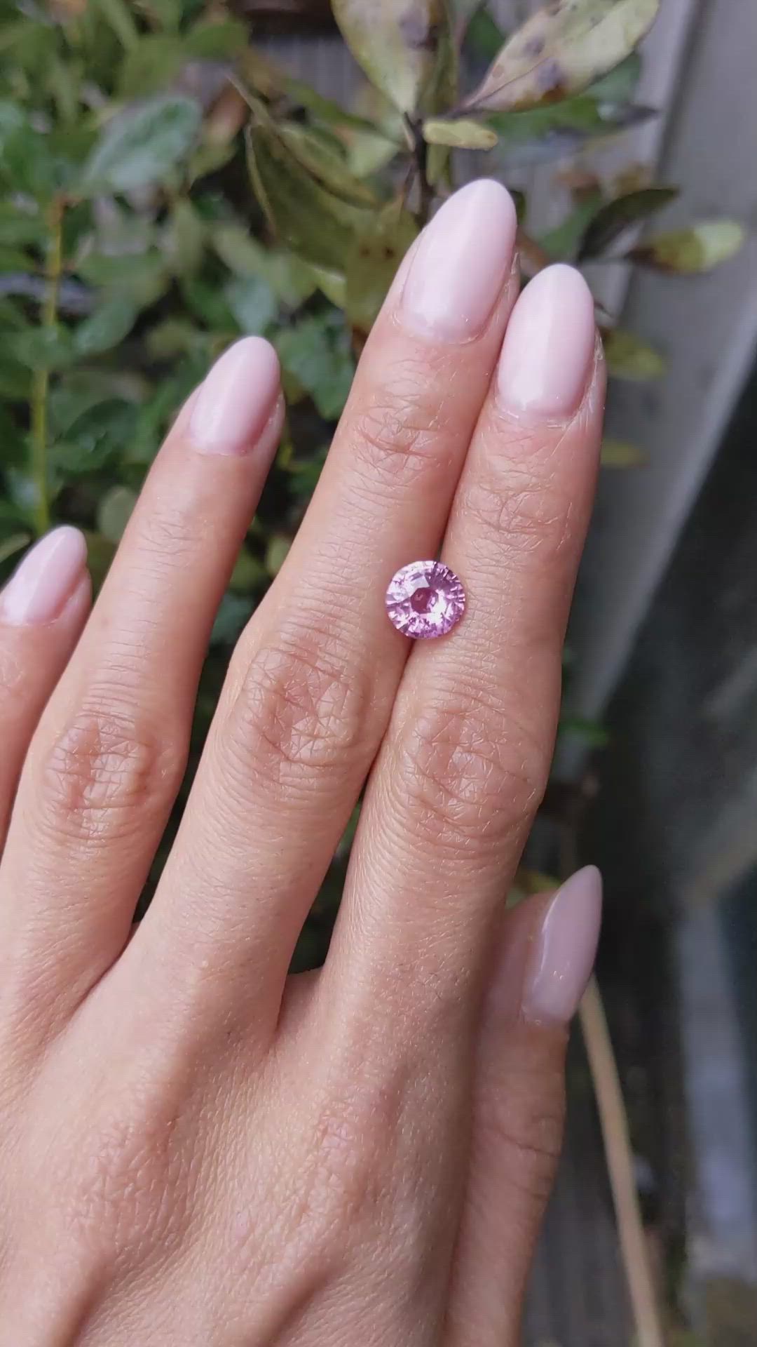 2.52 Ct. Pink Sapphire from Madagascar Size Video