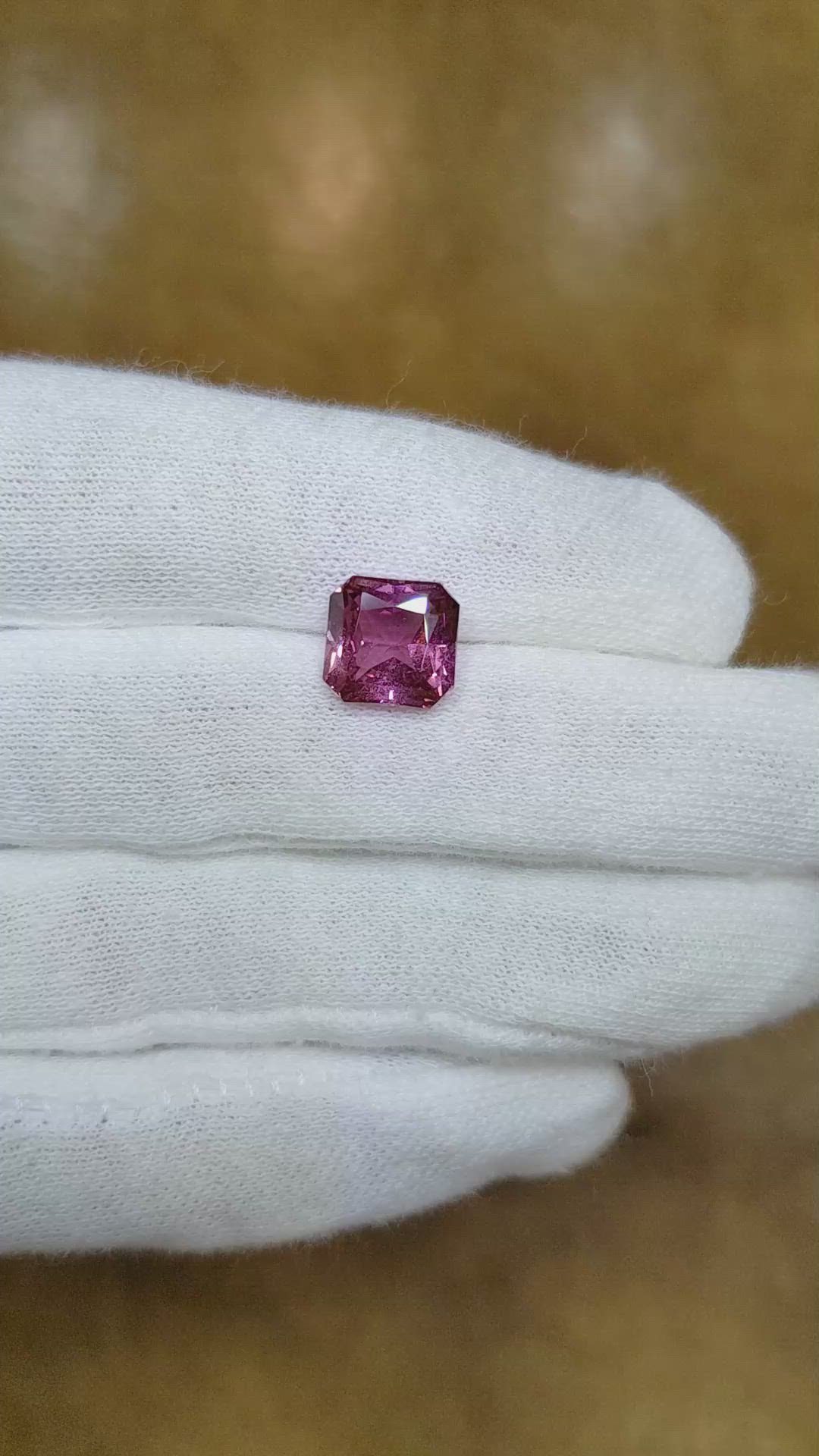 4.47 Ct. Purplish Pink Sapphire from Madagascar Size Video