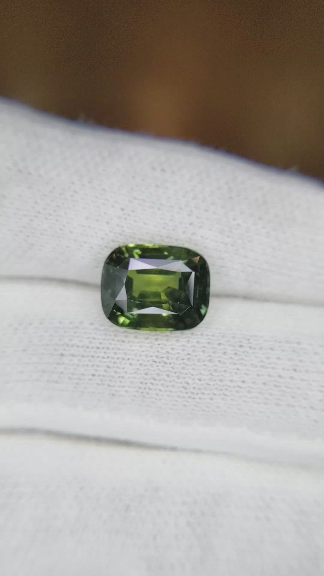 5.00 Ct. Bluish Green Sapphire from Tanzania Size Video