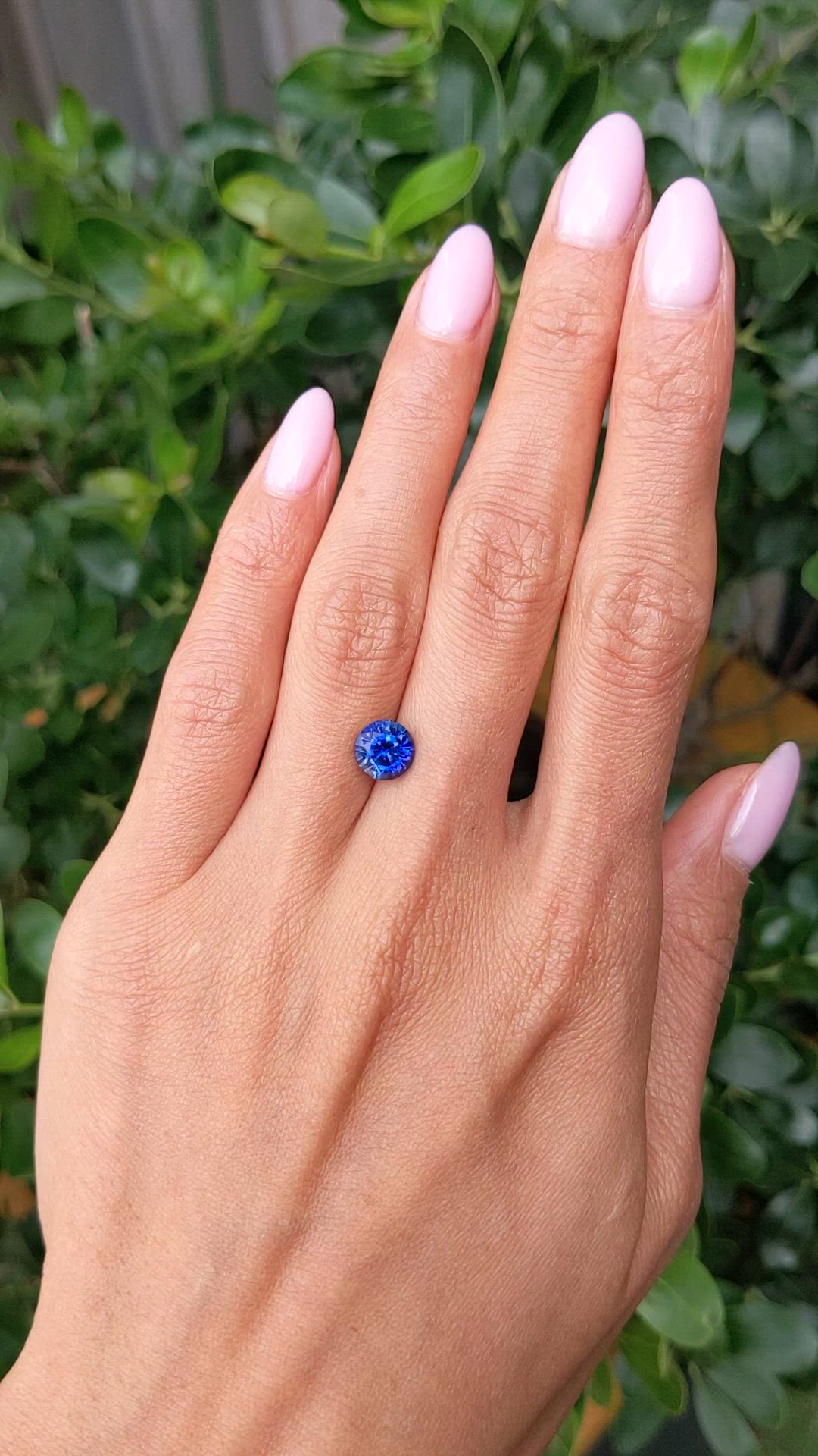 2.22 Ct. Blue Sapphire from Ceylon (Sri Lanka) Size Video
