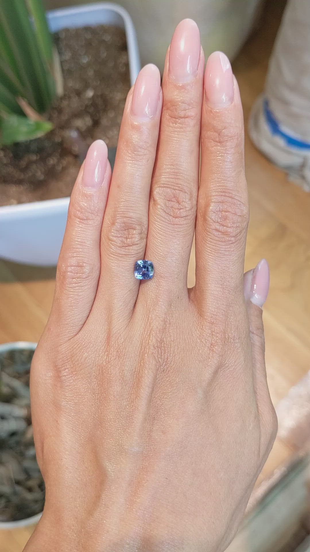 1.94 Ct. Blue Sapphire from Ceylon (Sri Lanka) Size Video