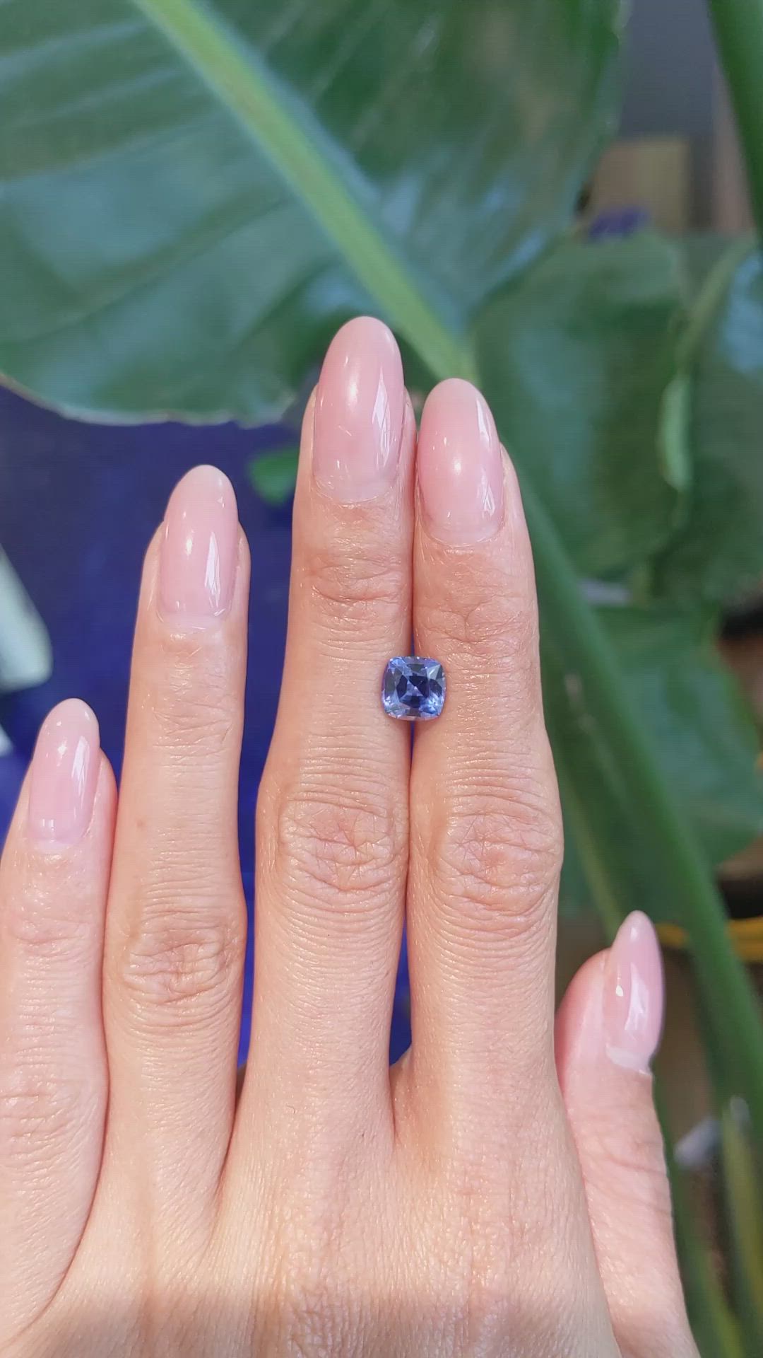 1.96 Ct. Blue Sapphire from Ceylon (Sri Lanka) Size Video