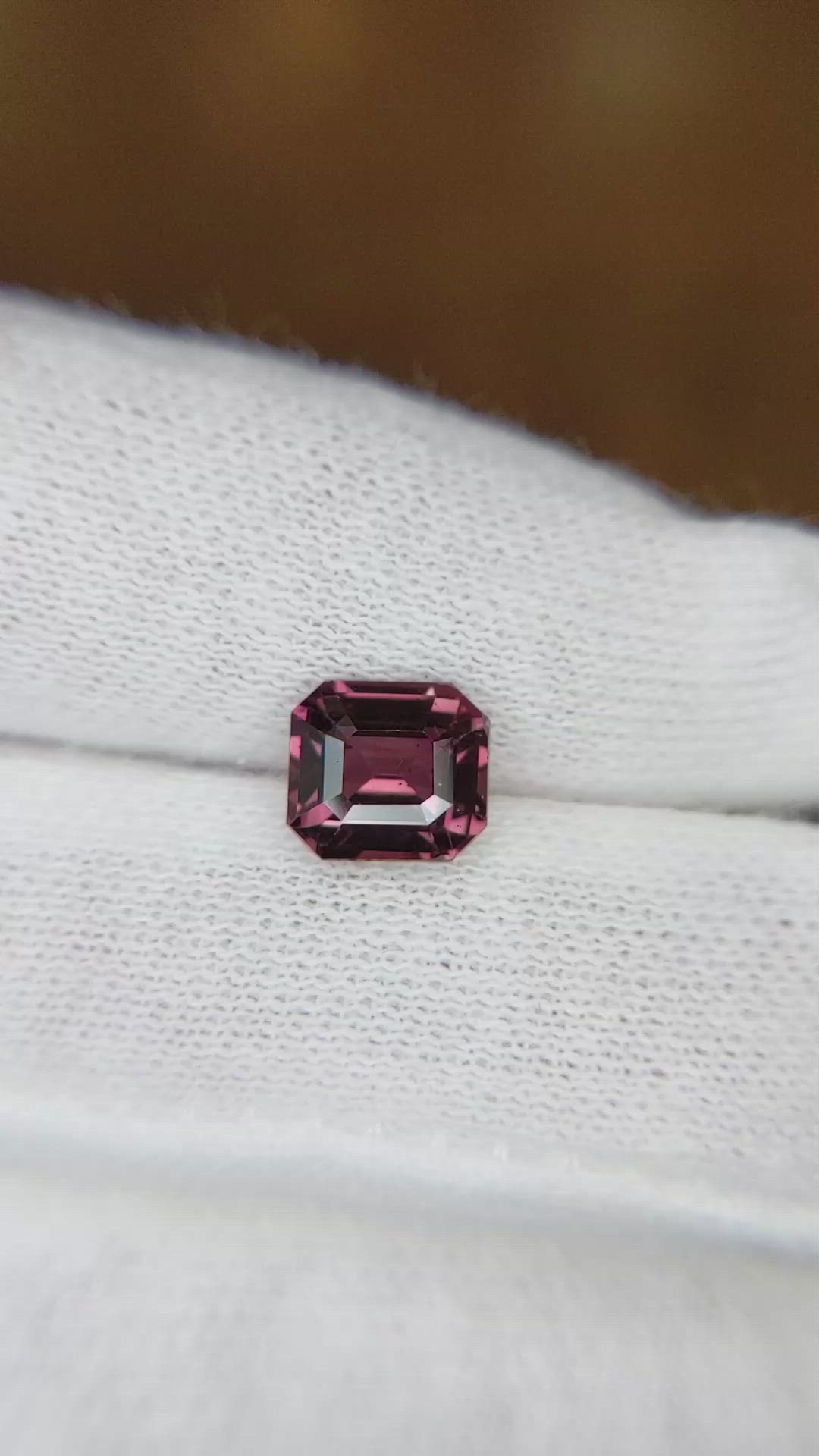 2.03 Ct. Pinkish Brown Sapphire from Madagascar Size Video